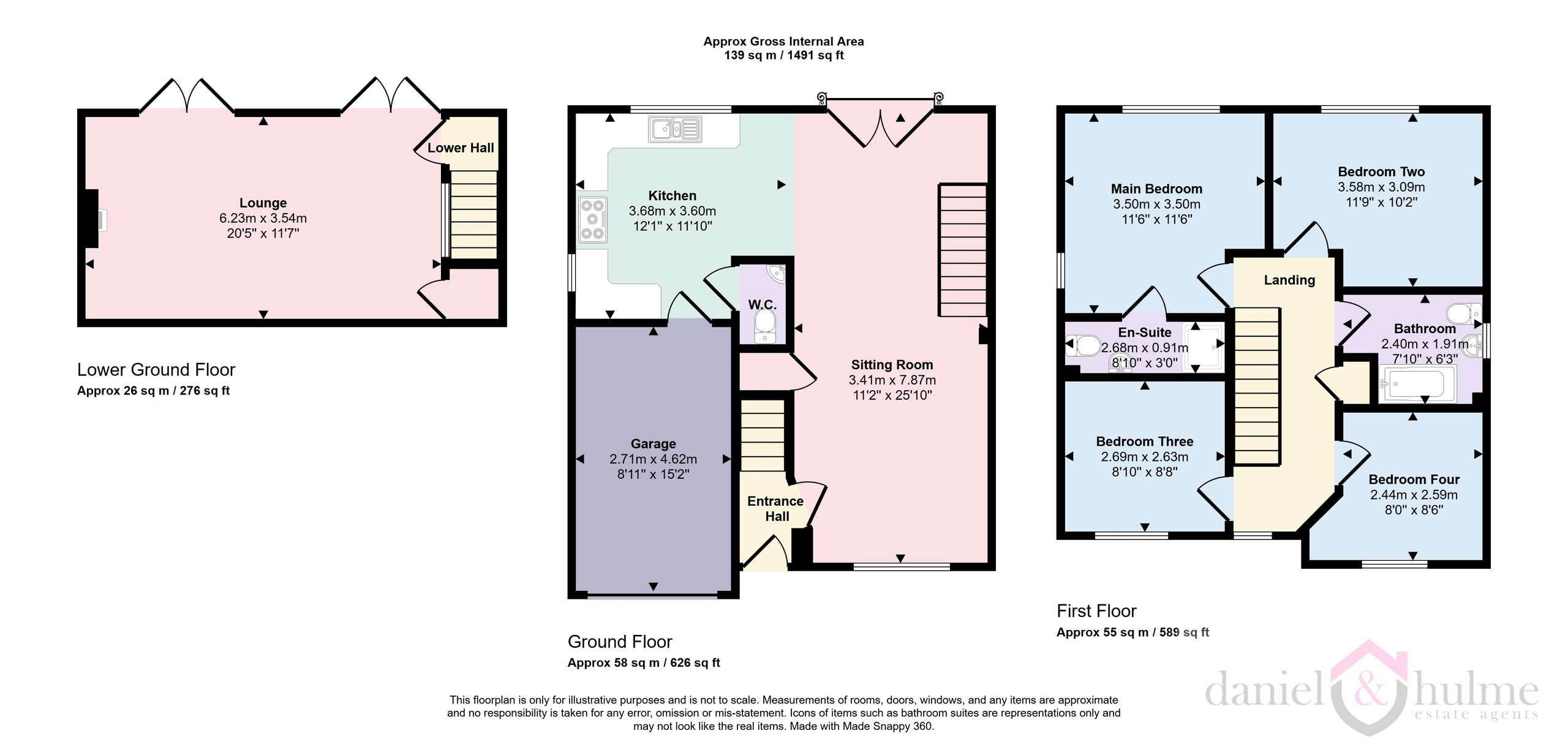 35 Meadow Close, Leek floorplan