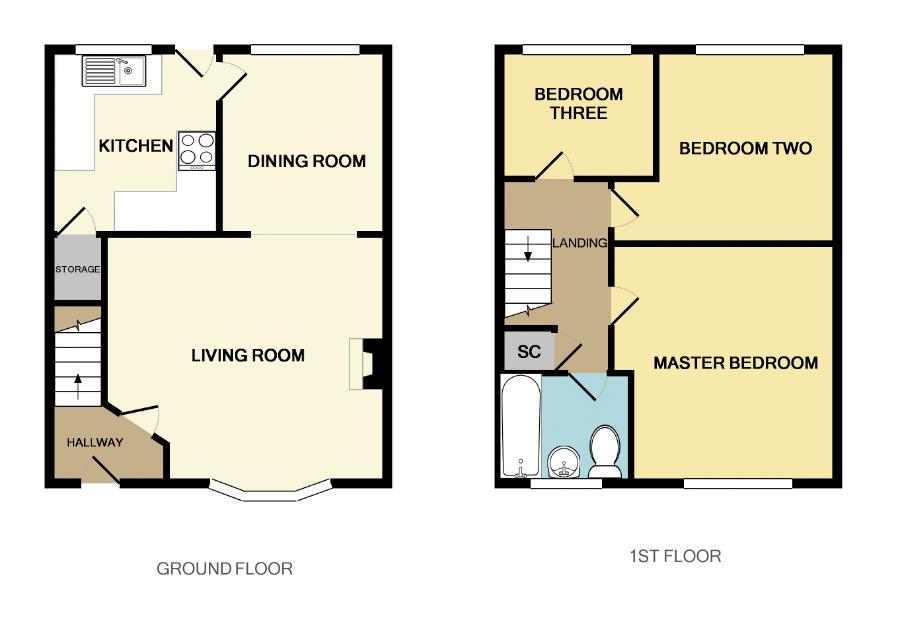 3 Bedrooms Detached house for sale in North Street, Leek, Staffordshire ST13