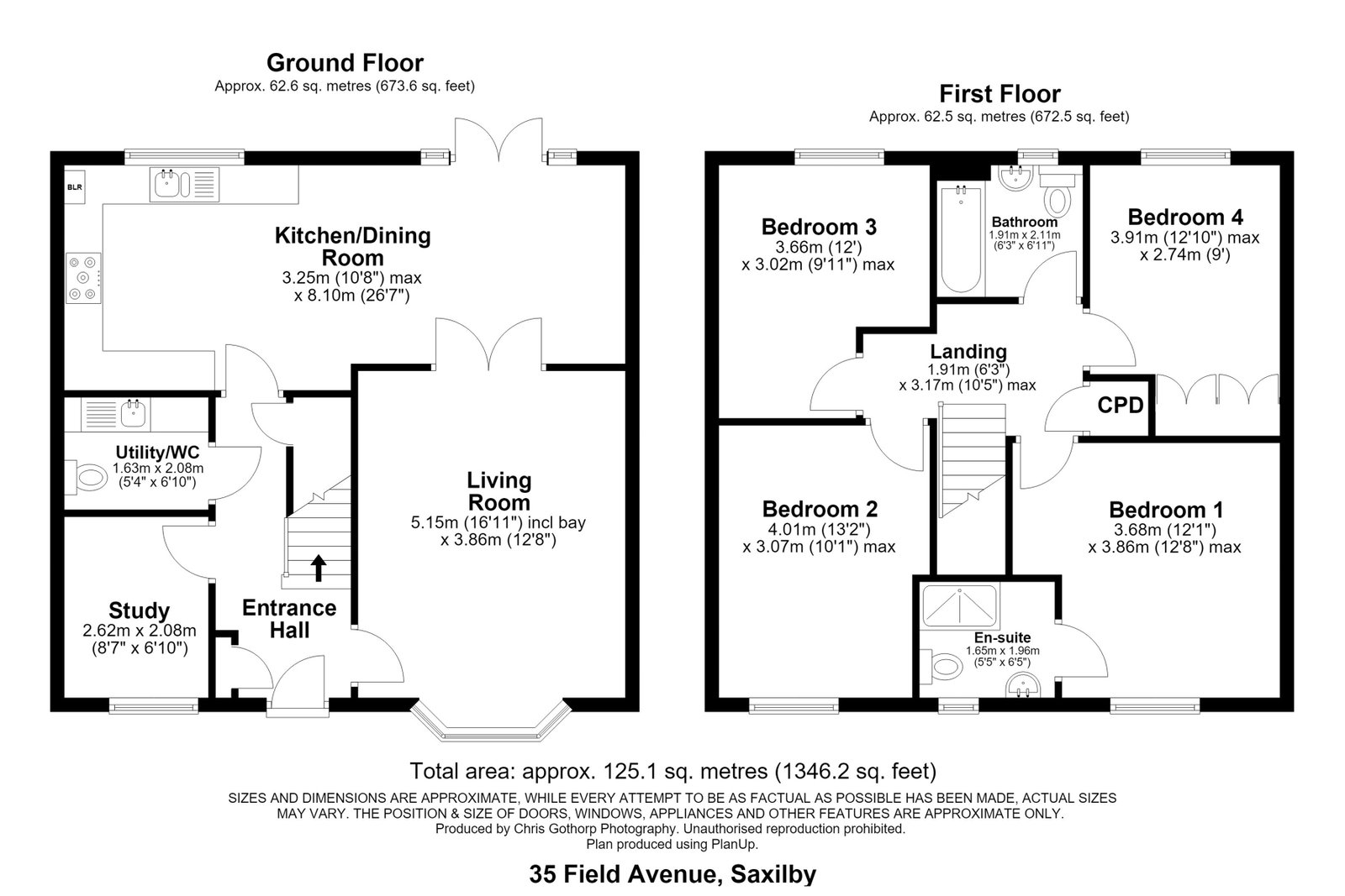 35, Field Avenue, Saxilby floorplan