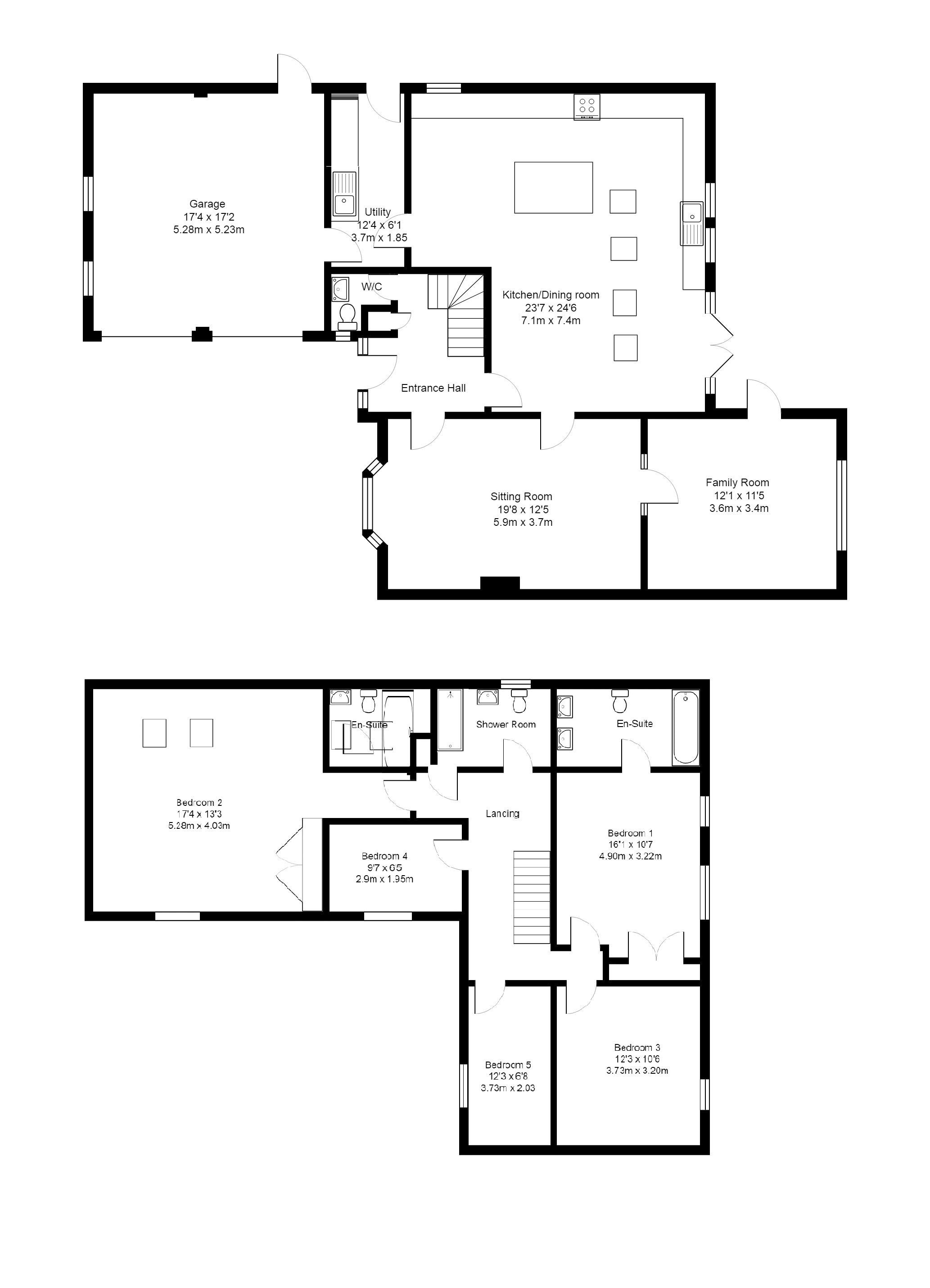 5 Bedrooms Detached house for sale in The Haydens, Tonbridge TN9