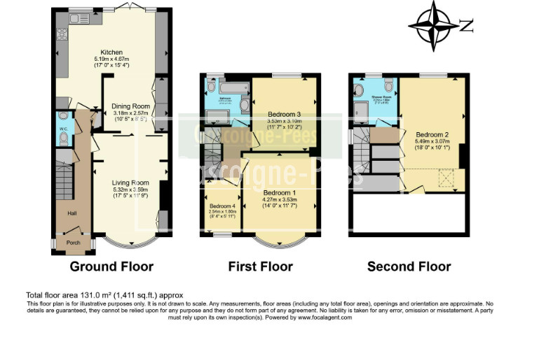 102, Worcester Park floorplan