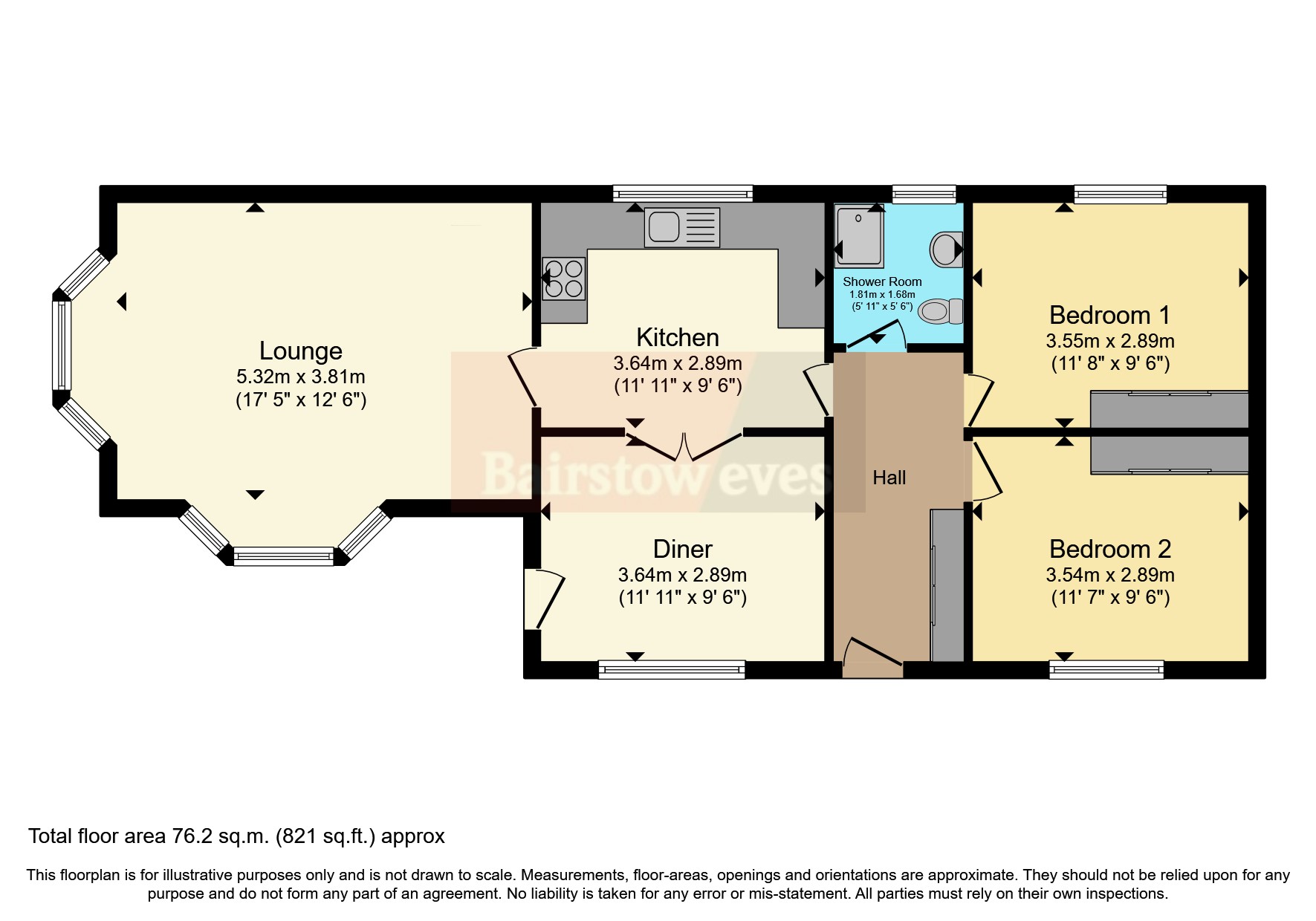 Central Avenue, Althorne, Chelmsford, Essex CM3, 2 bedroom property for