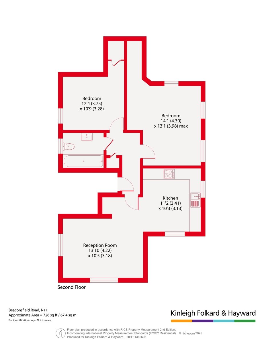 Flat 4, 82, Beaconsfield Road, London floorplan