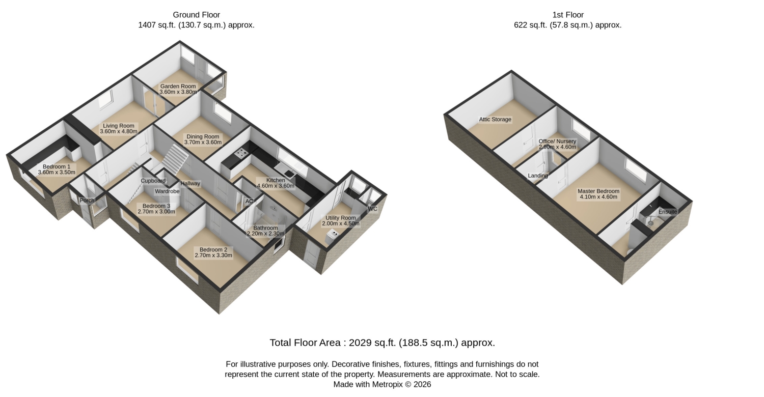 Tree Tops, Broadshard, Crewkerne floorplan