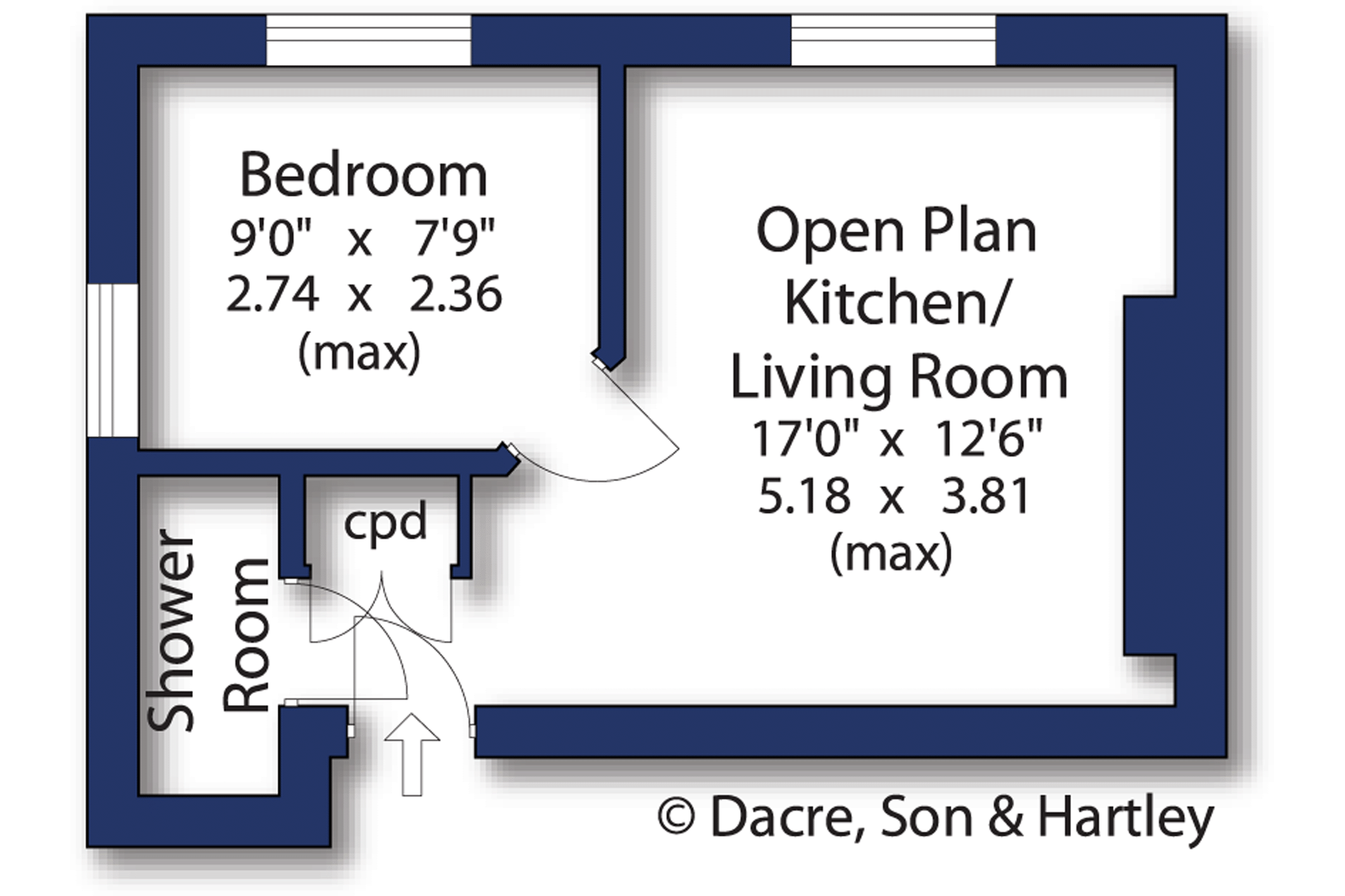 Flat 5, 24, Tivoli Place, West Yorkshire floorplan