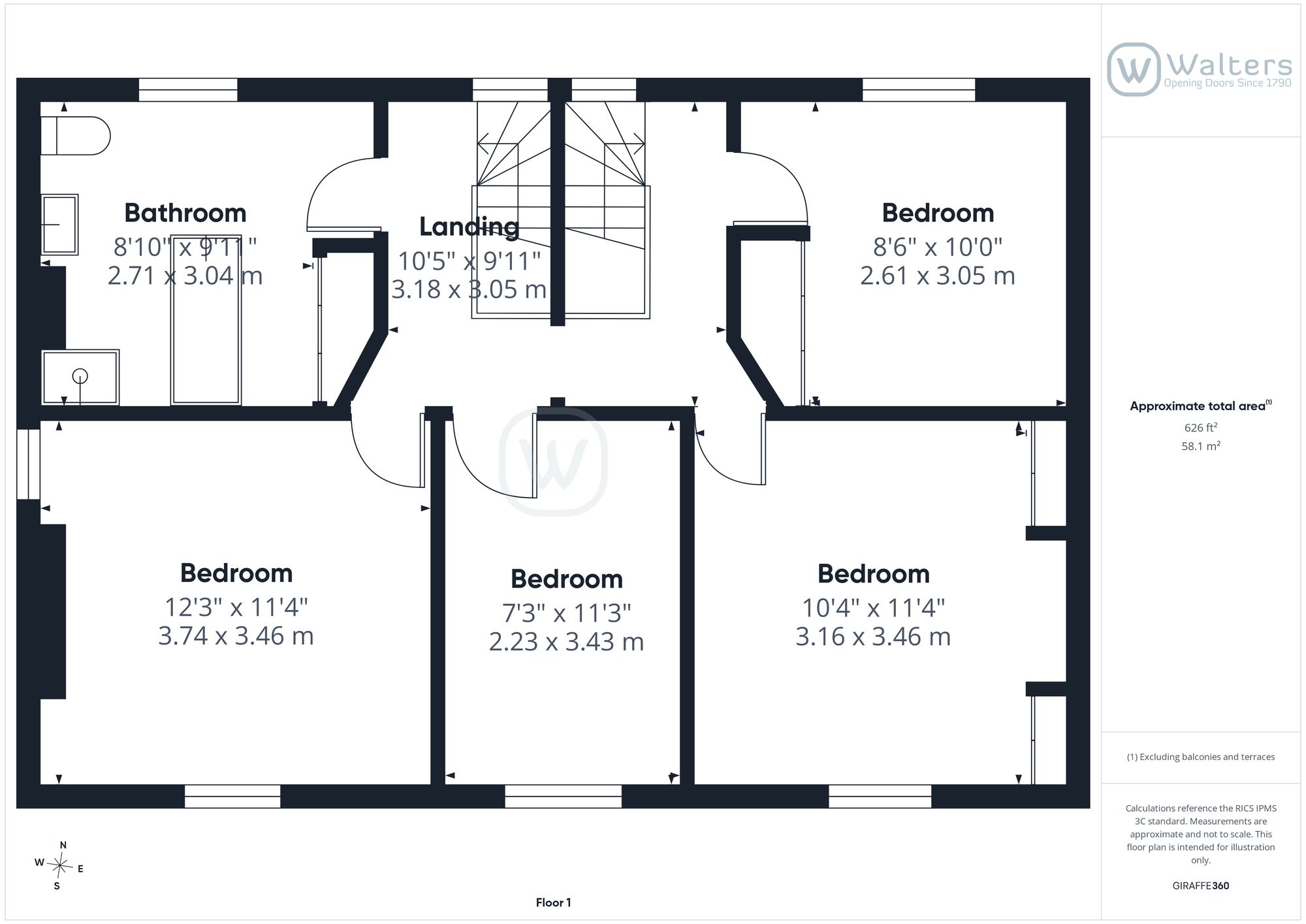 1 Spilsby Road, Horncastle floorplan