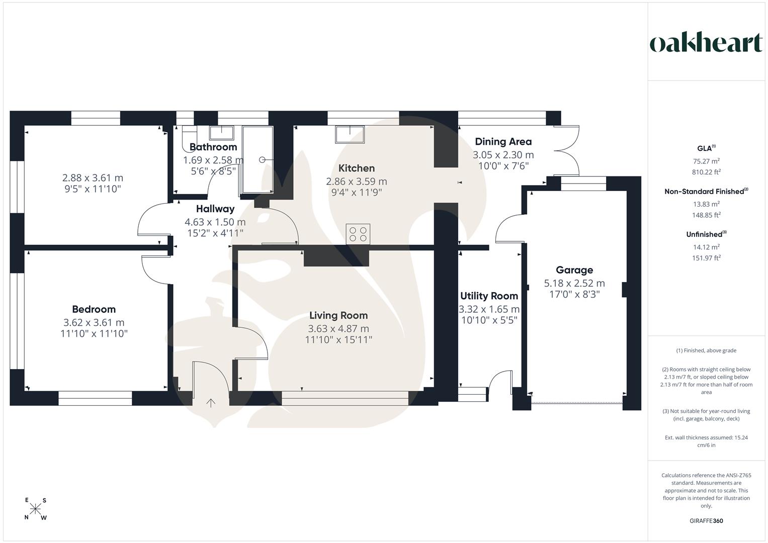Rye Close, Colchester floorplan