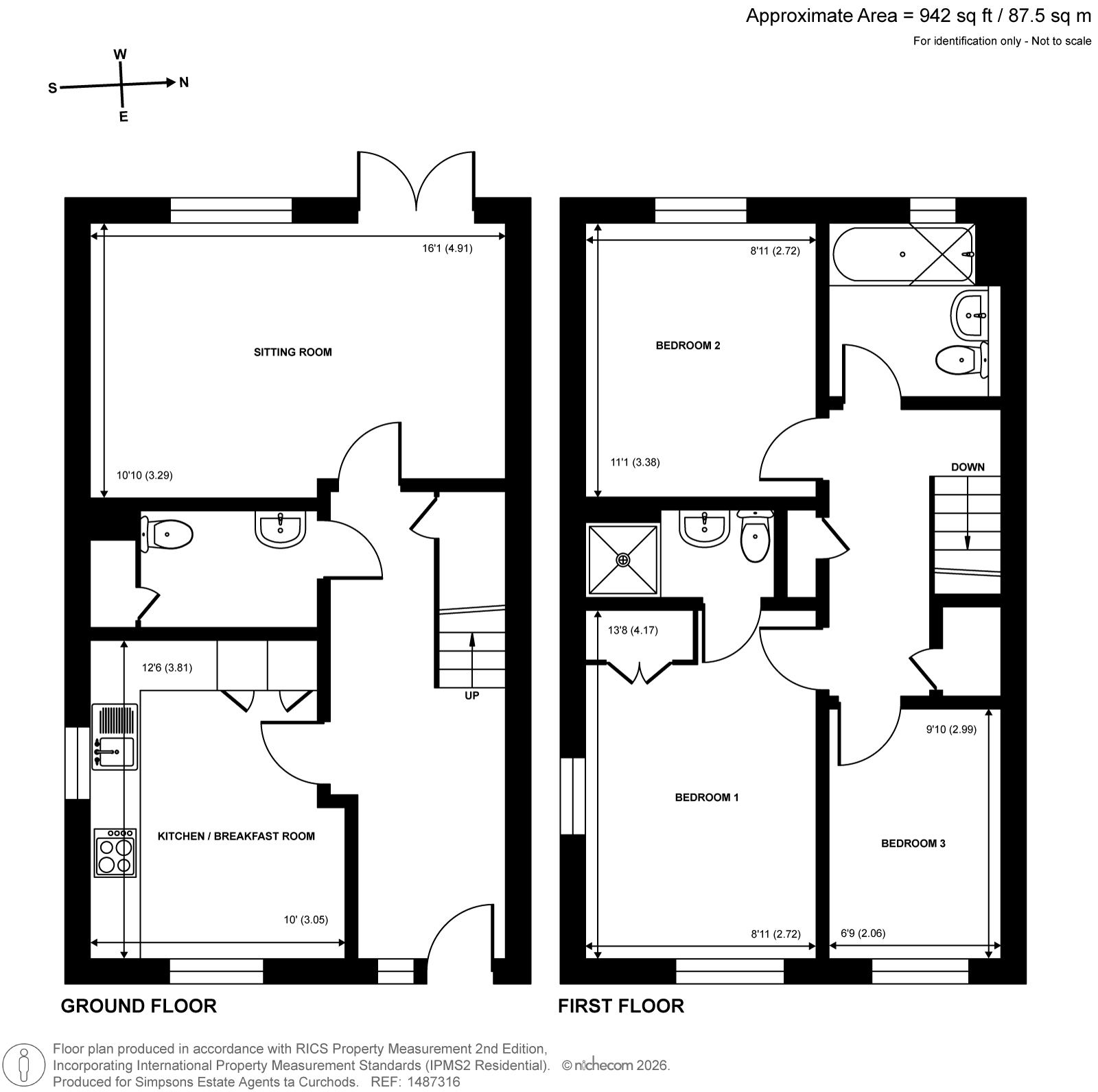 4, Bullock Crescent, Surrey floorplan