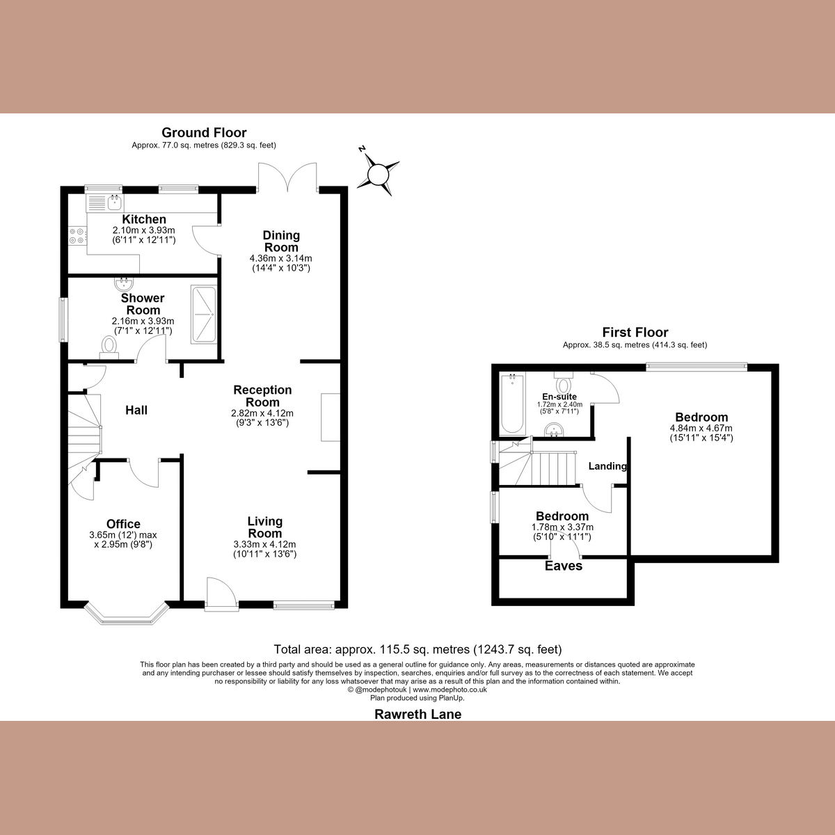 174, Rawreth Lane, Rayleigh floorplan