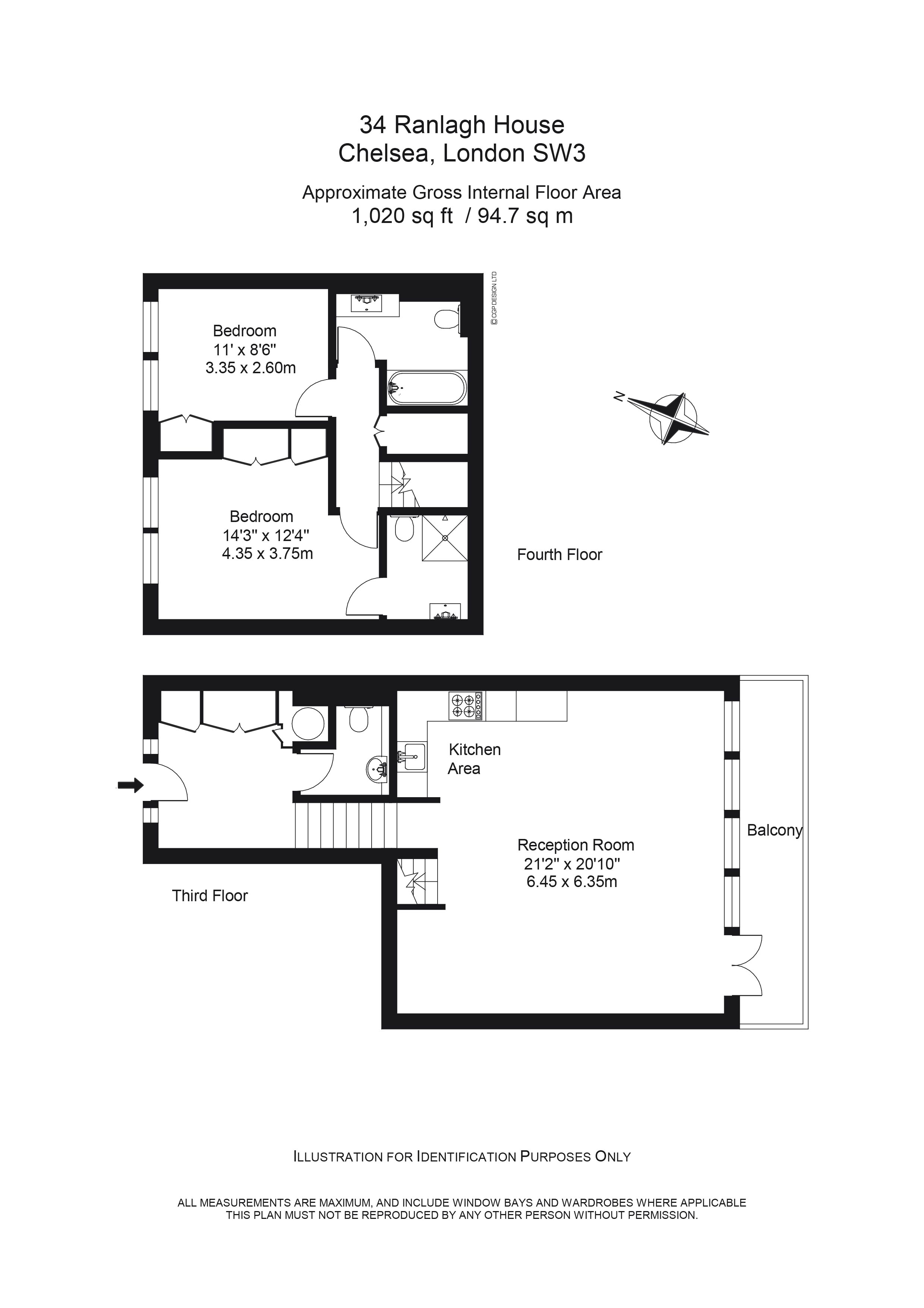 2 Bedrooms Flat to rent in Ranelagh House, 3-5 Elystan Place, London SW3