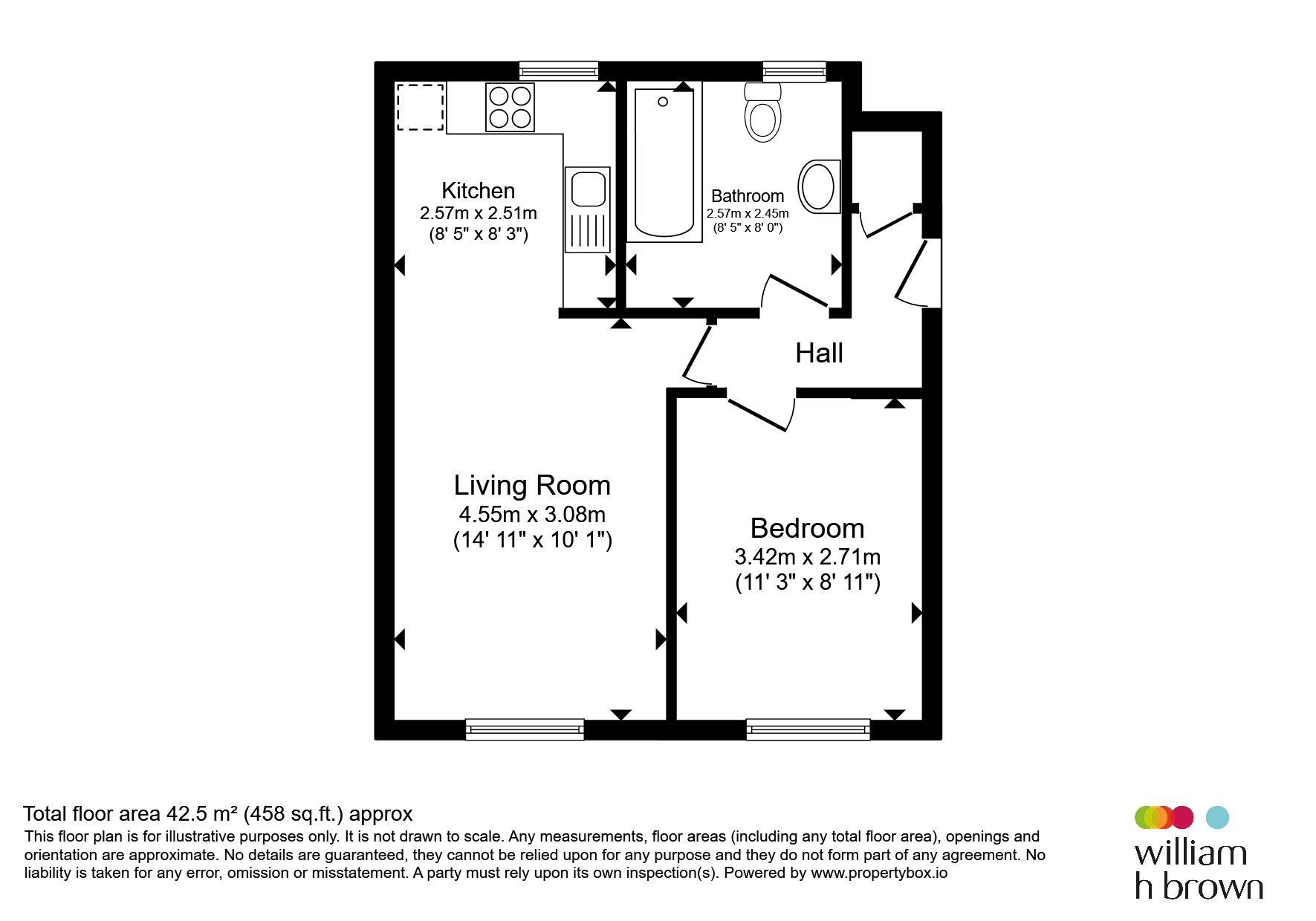 8, Richmond Court, 3a, Rodley Lane, LEEDS floorplan