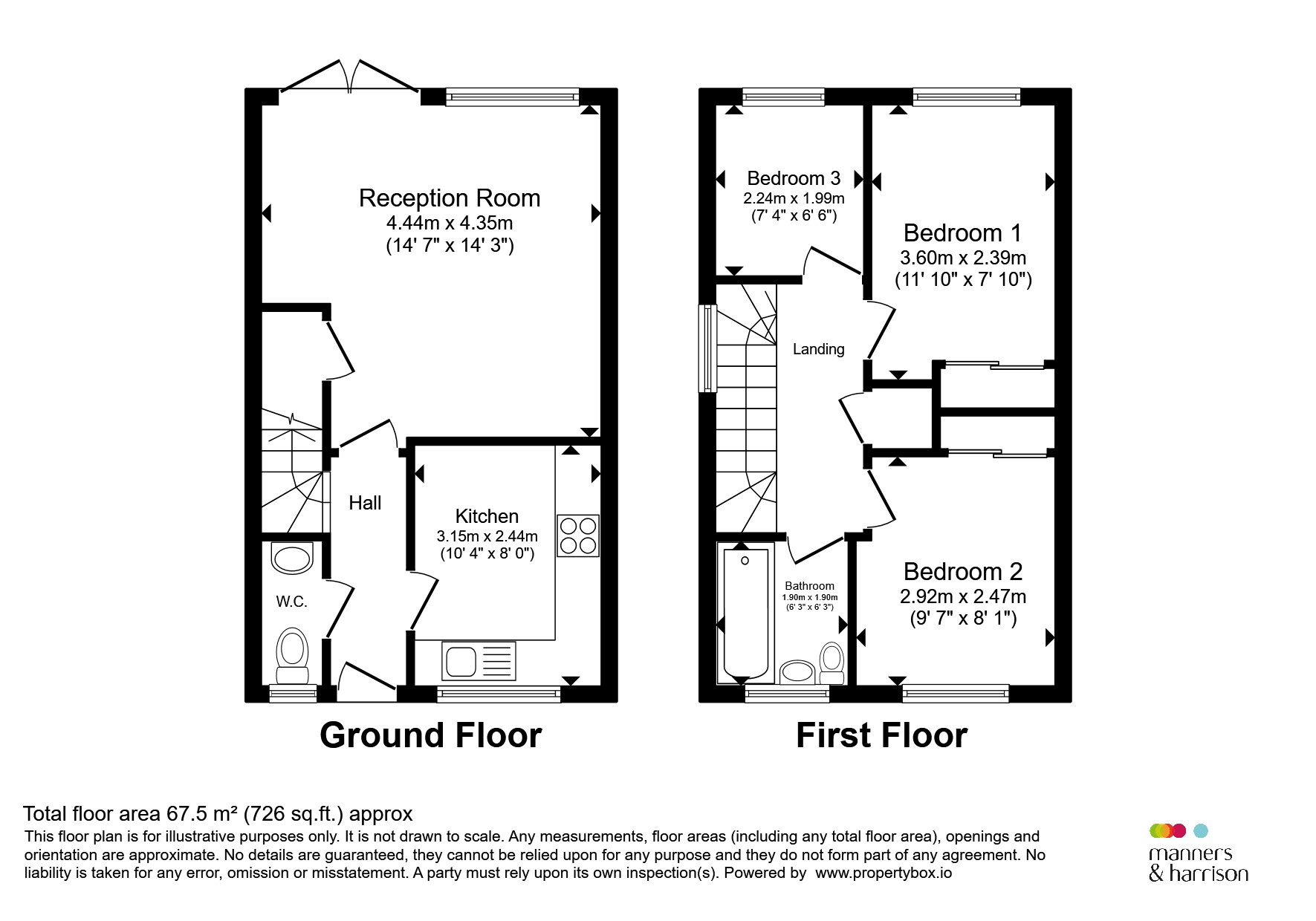 1, Blenheim Road South, Middlesbrough floorplan