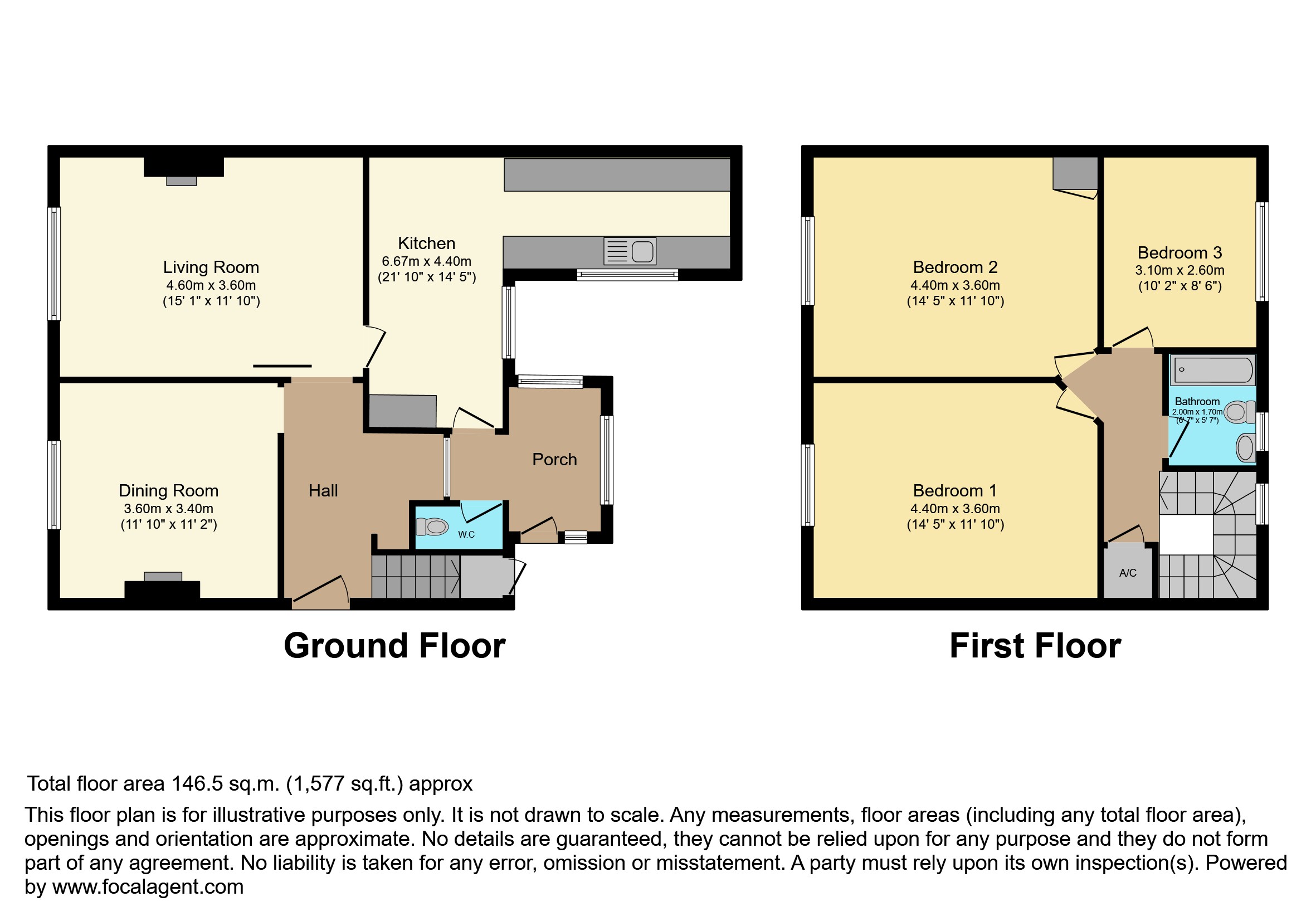 2, Oakland Villas, Hay-on-Wye, Hereford floorplan