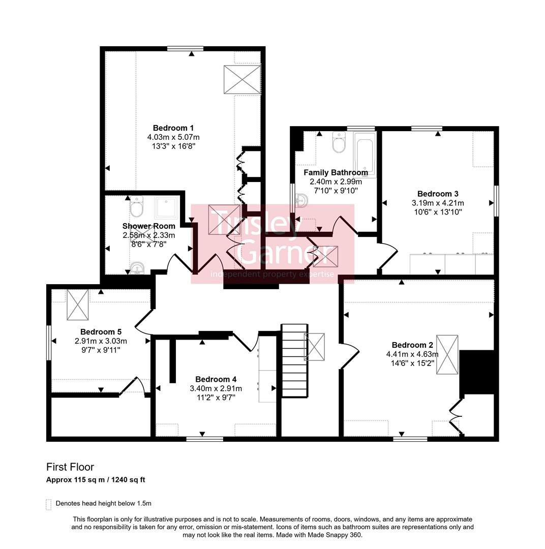 The Homestead, Eccleshall floorplan