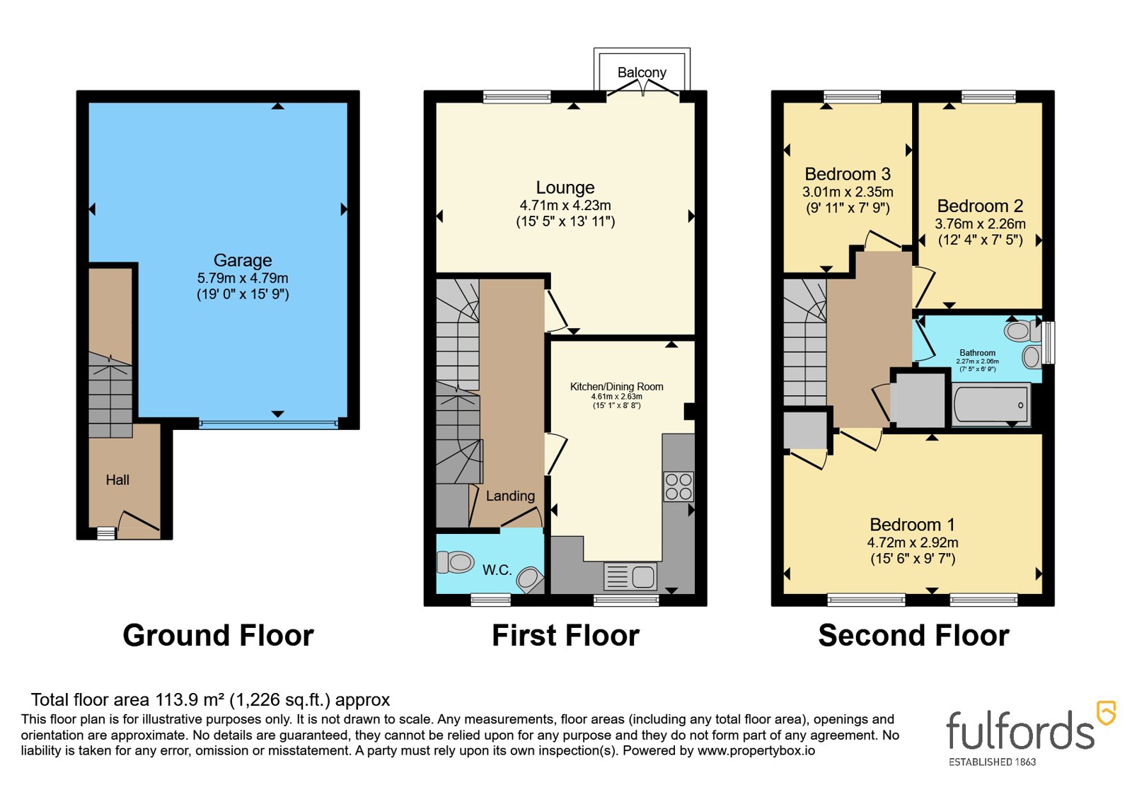 38, Frobisher Road, Devon floorplan