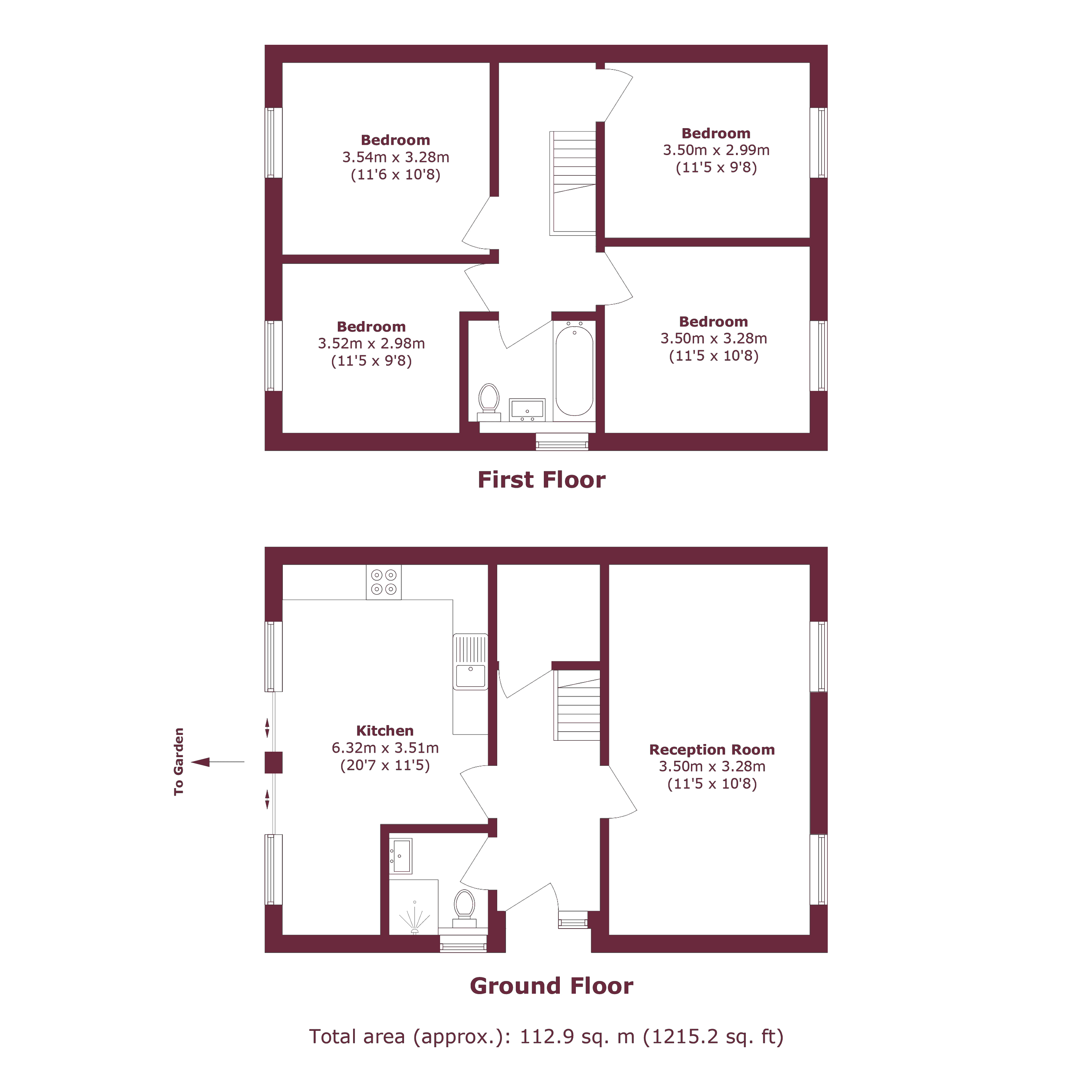 12, Moore Walk, London floorplan