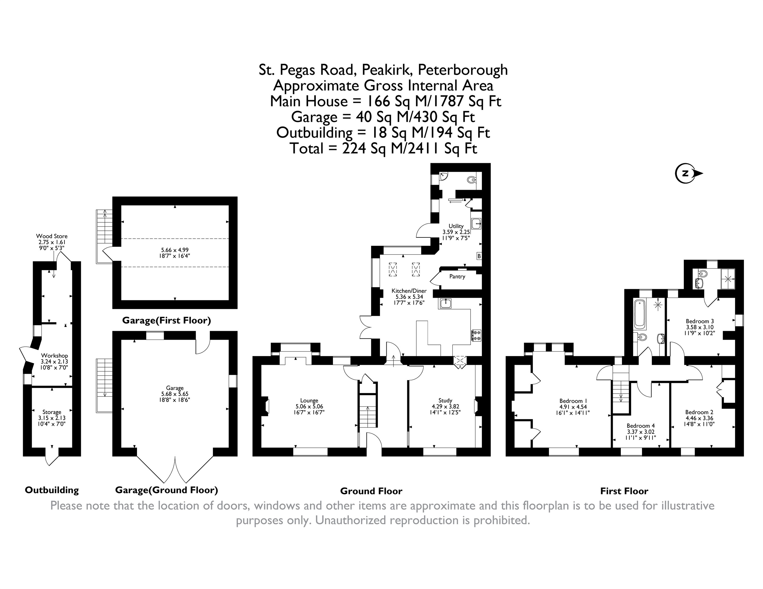 14, St. Pegas Road, Peterborough floorplan