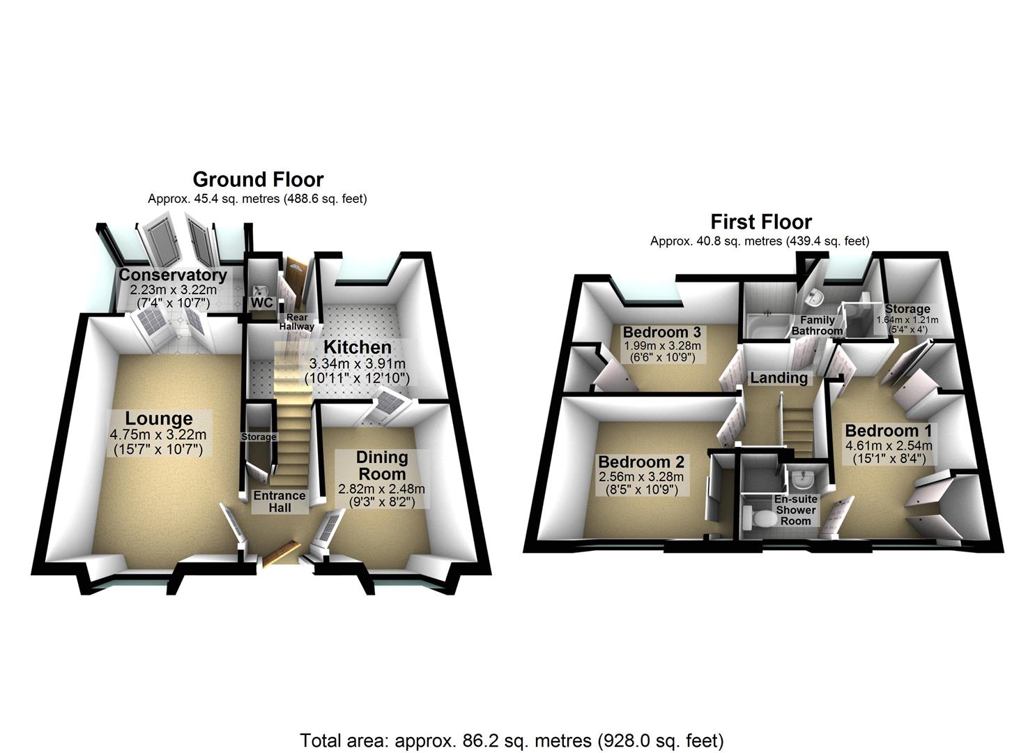 7, Chestnut Way, Selby floorplan