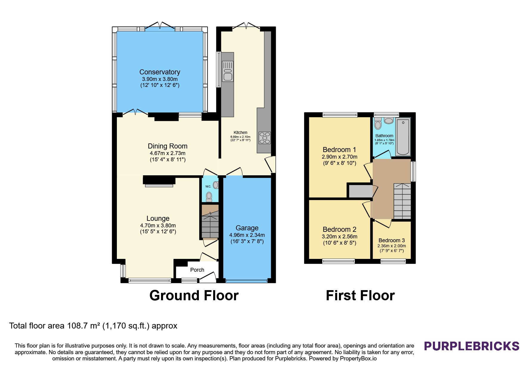 6, Swin Forge Way, Dudley floorplan