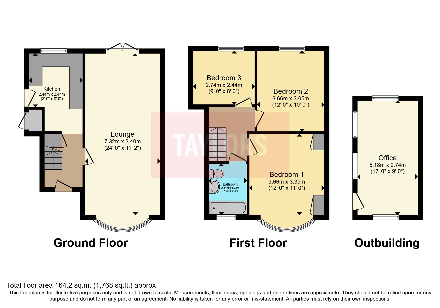 Windermere Crescent, Luton, Bedfordshire LU3, 3 bedroom semidetached