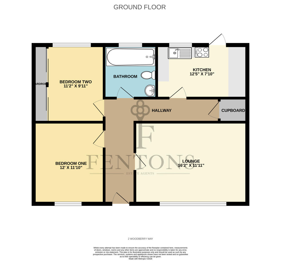 2, Woodberry Way, Walton-on-the-Naze floorplan