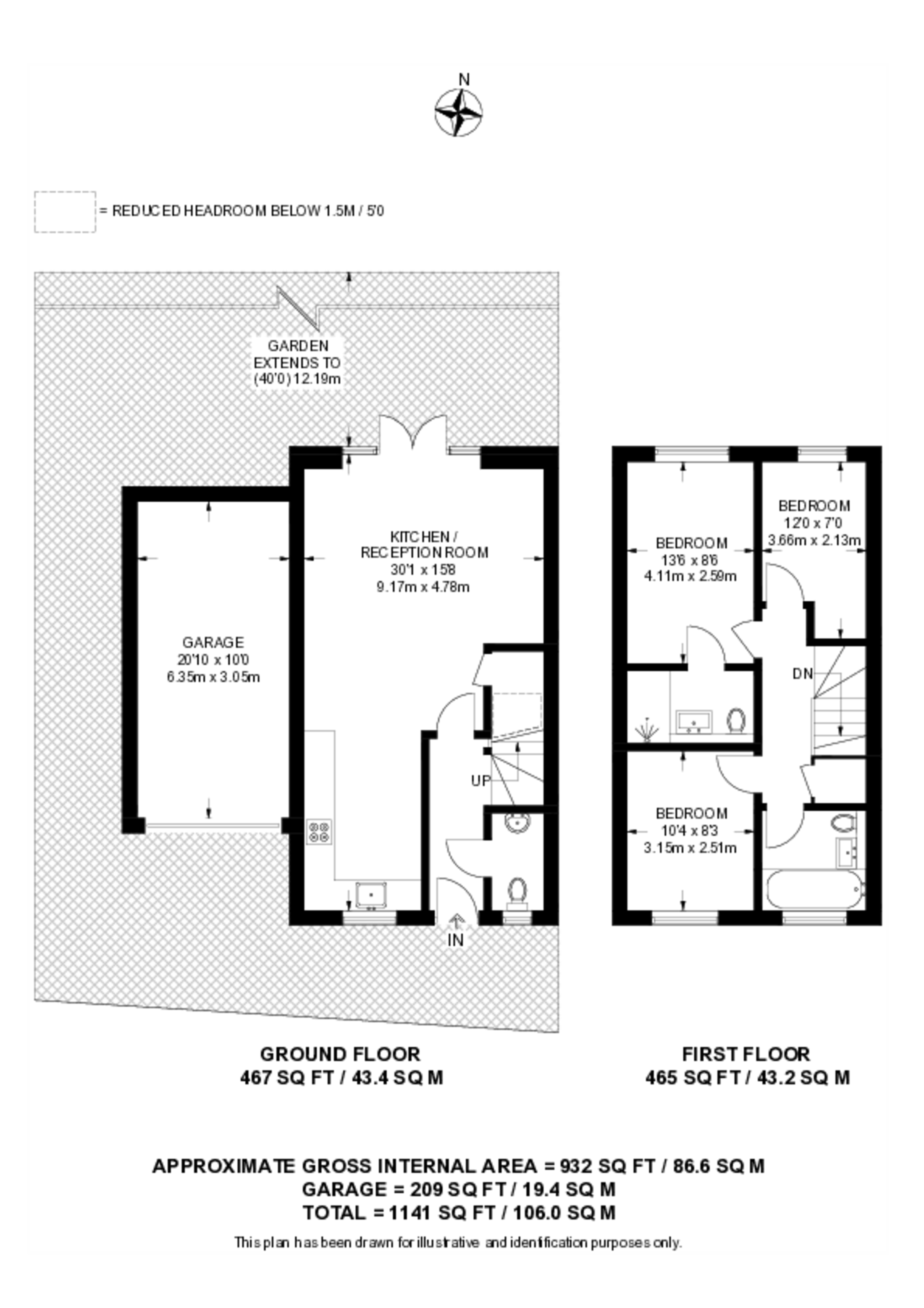 Victoria Mews, GU4, Chilworth floorplan
