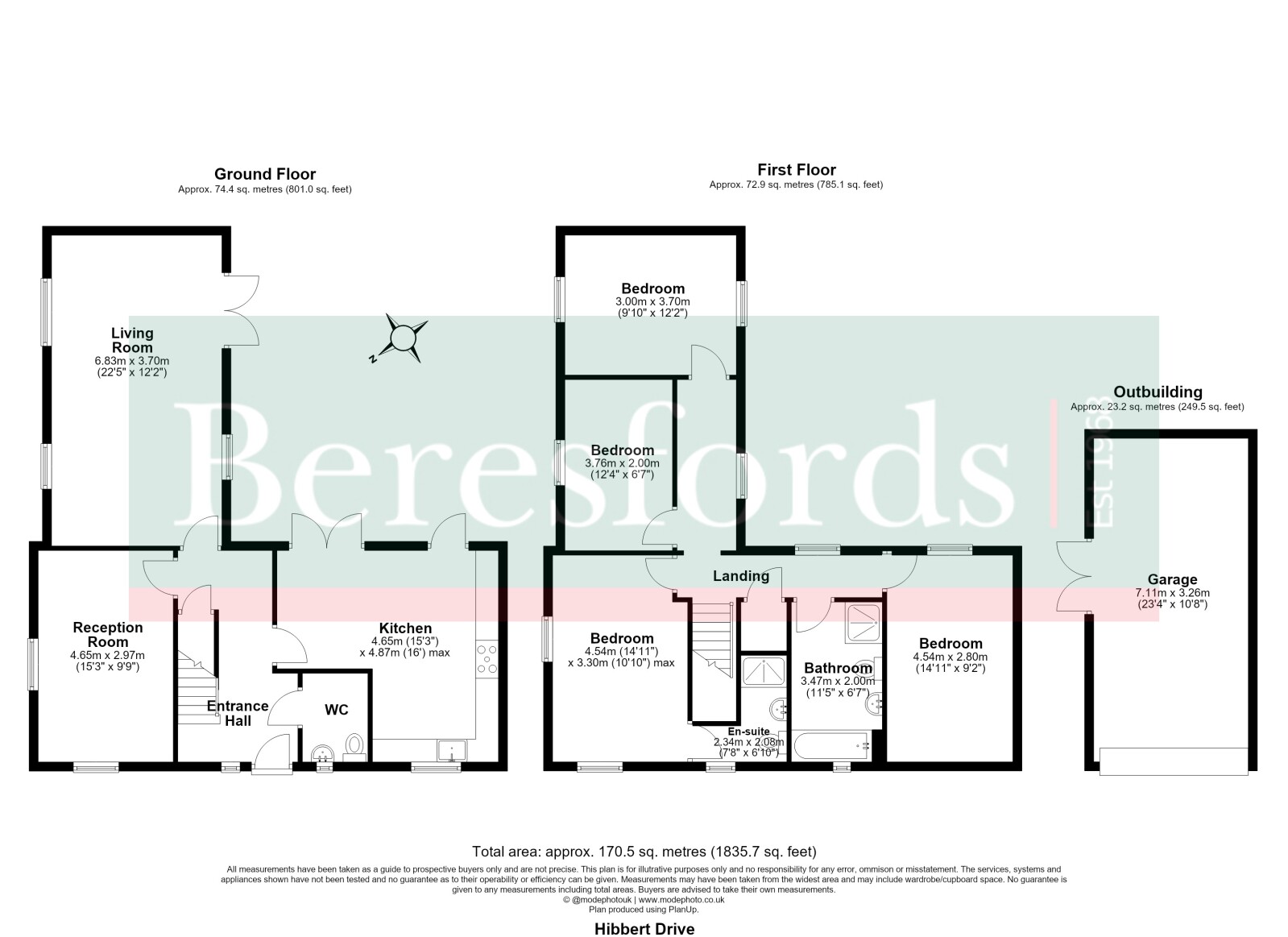 61, Hibbert Drive, Essex floorplan