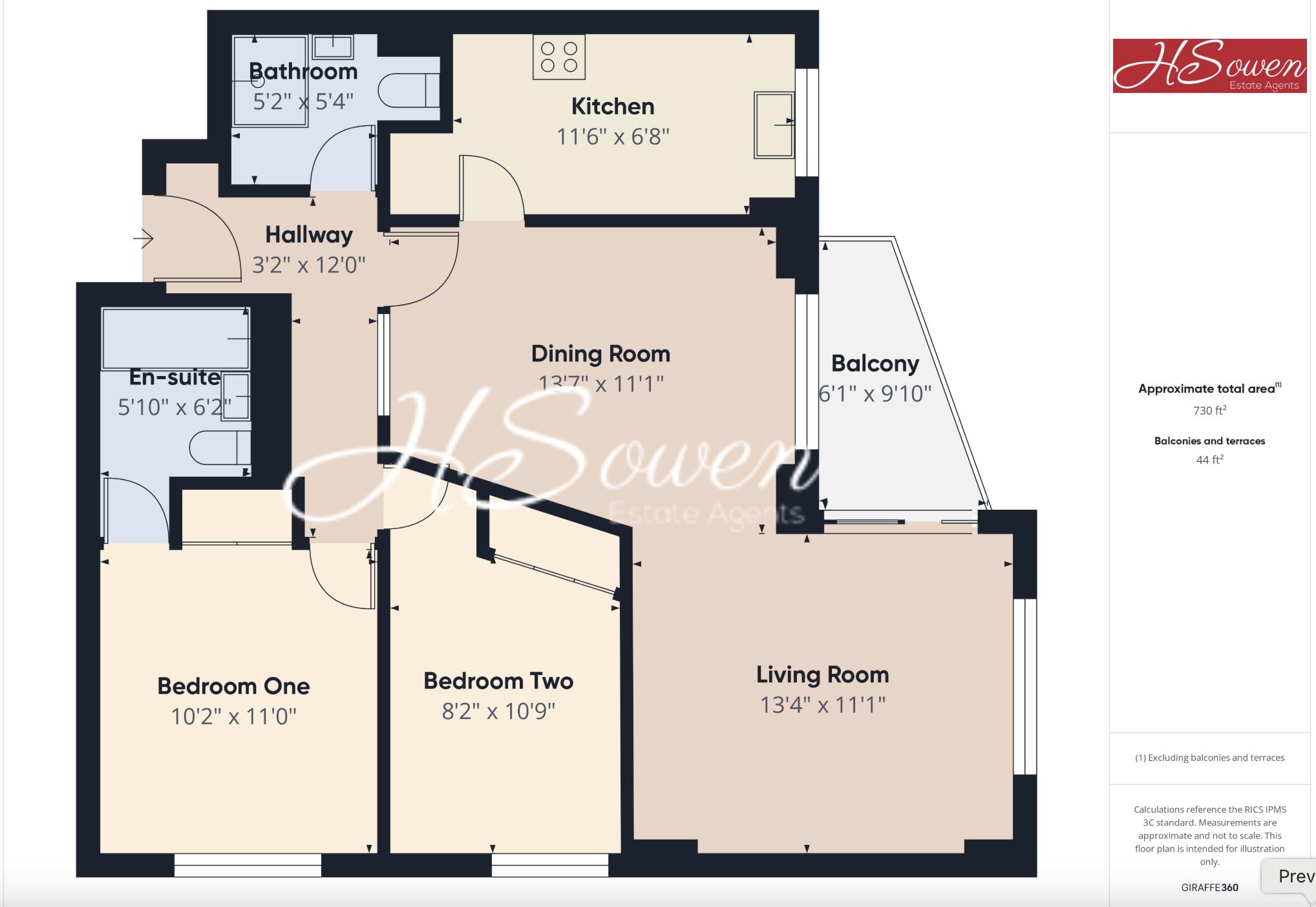 32 Ellesmere, Lower Warberry Road, Torquay floorplan