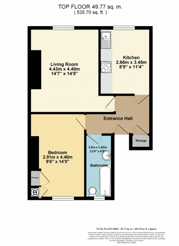 Flat 5, 6, Ethelbert Crescent, Kent floorplan