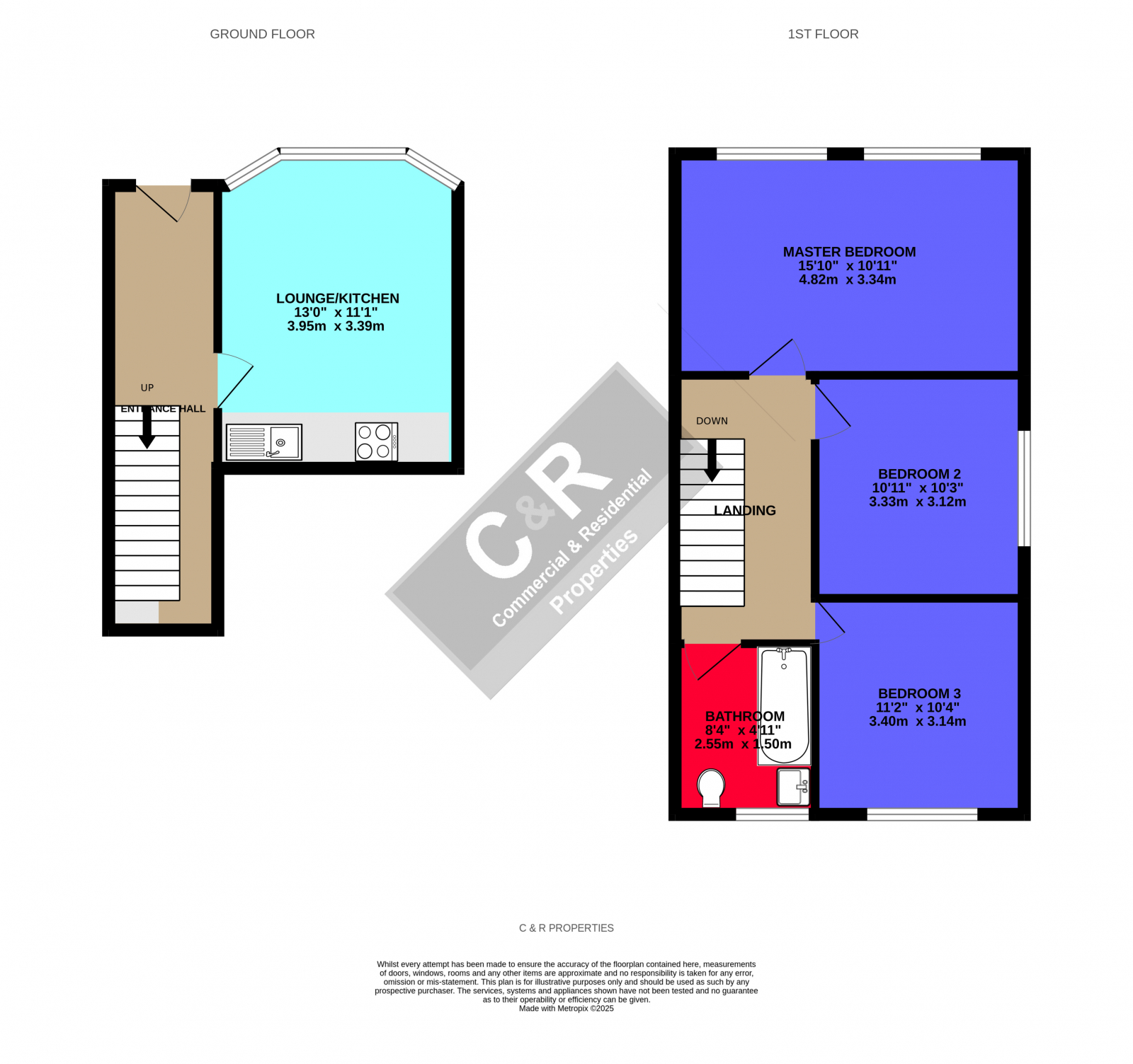 1 Burleigh Road, Stretford, Manchester floorplan