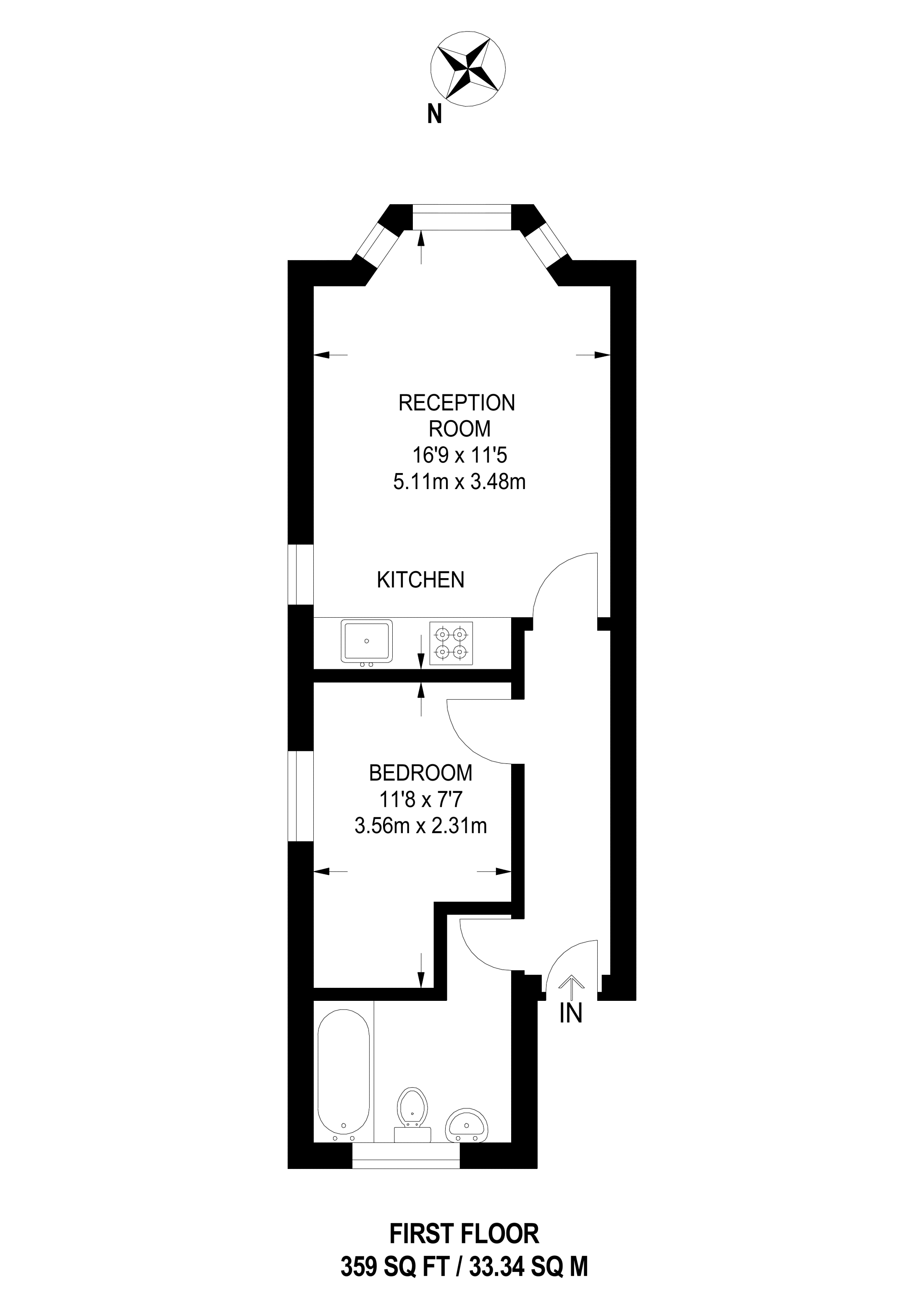 1 Bedrooms Flat for sale in Maybury Road, Woking GU21