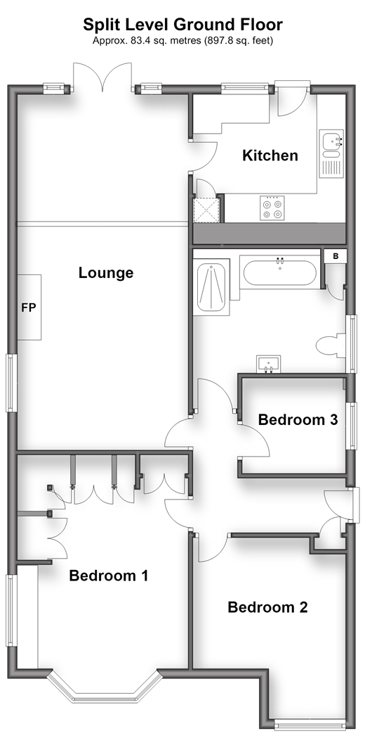 Falmer Road Woodingdean, Brighton floorplan
