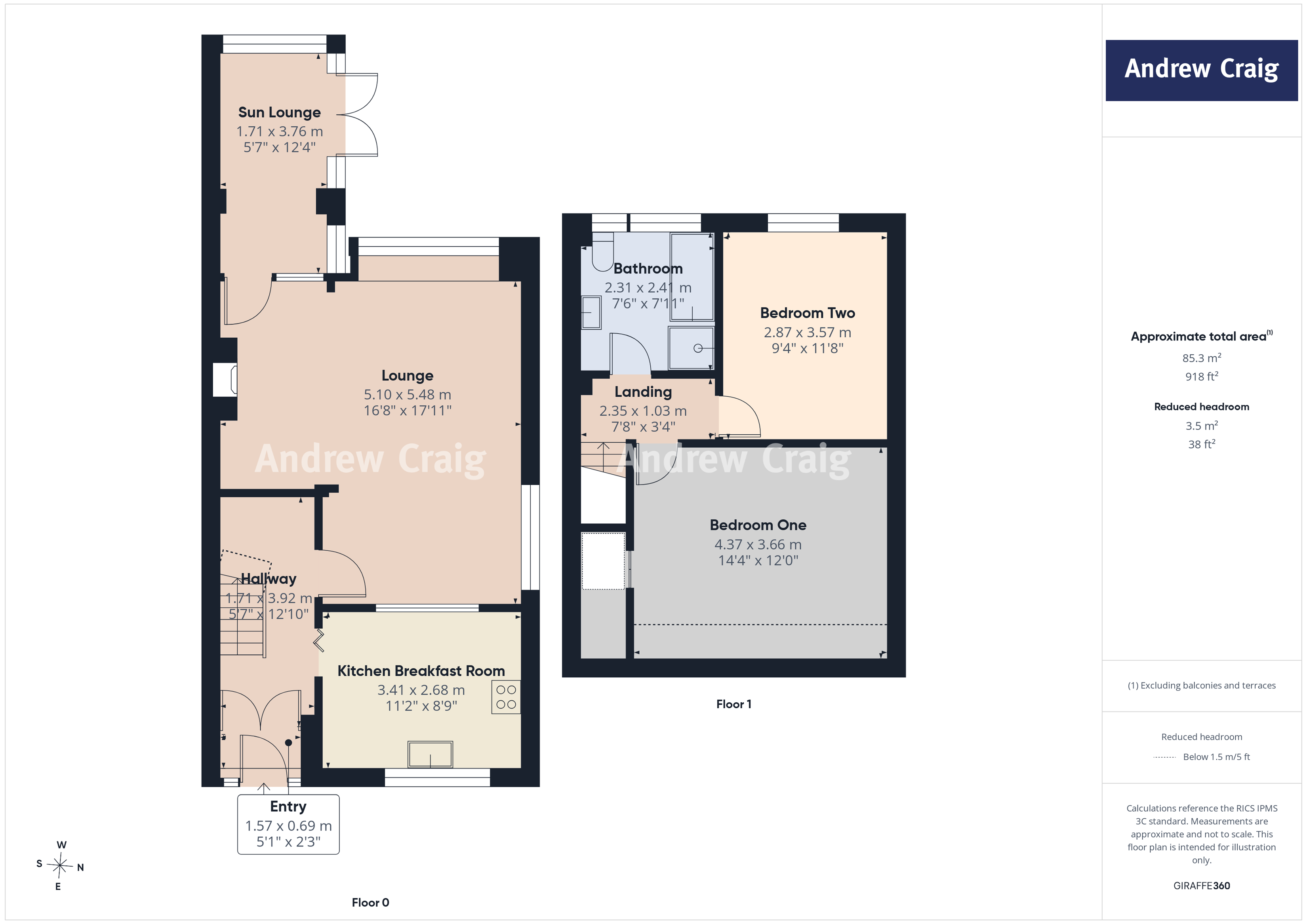 17 Douglas Close, South Shields floorplan
