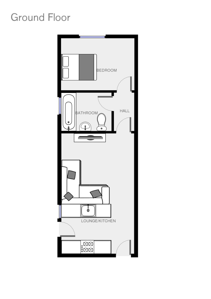 Flat D (GFR), 18, Llanbleddian Gardens, Cardiff floorplan
