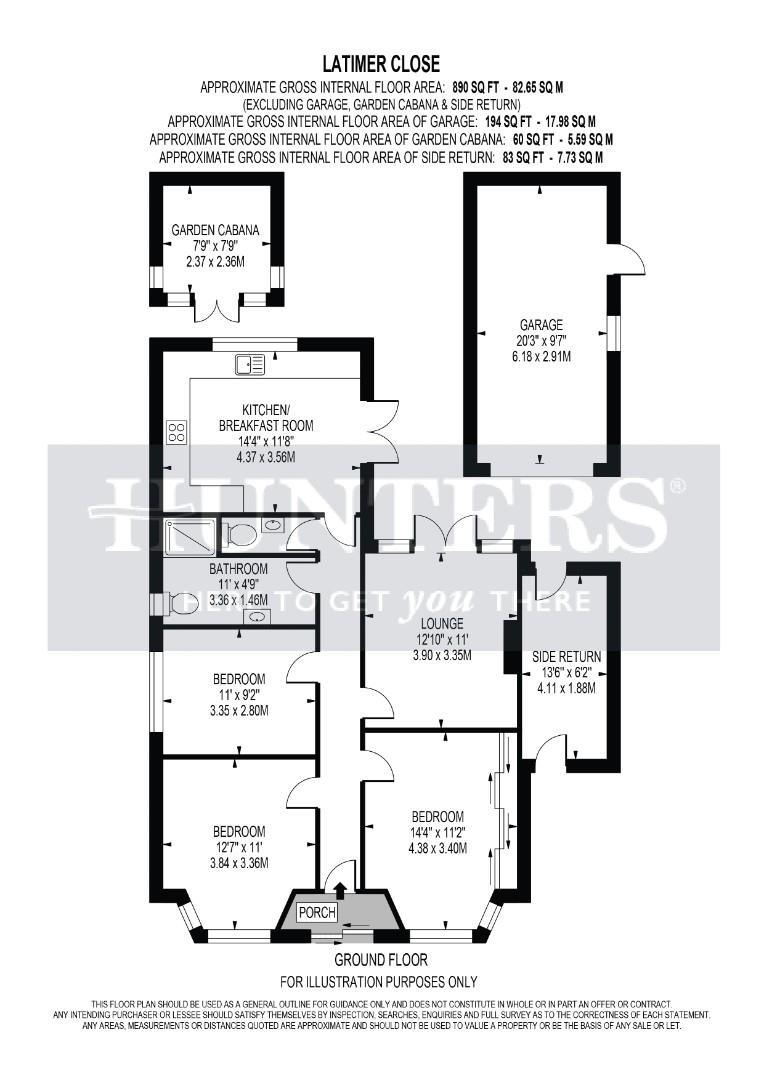 Latimer Close, Worcester Park floorplan