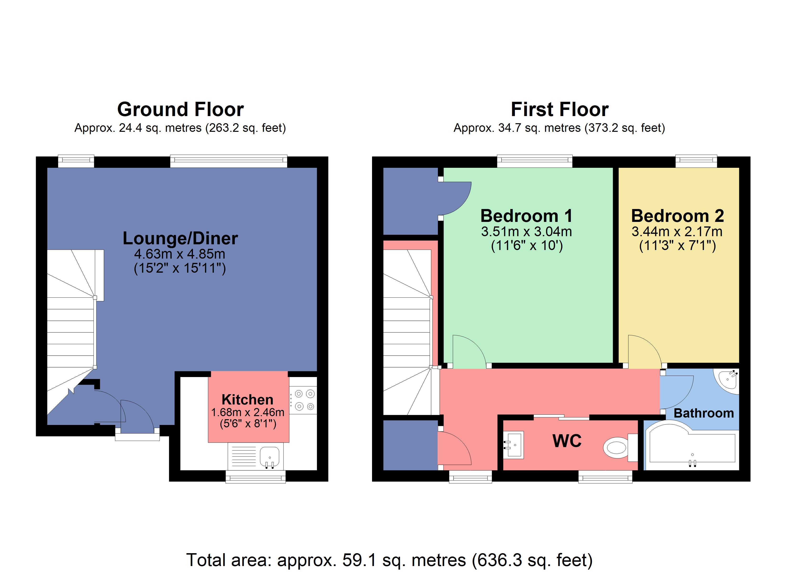 Appletree Walk, Watford, Hertfordshire WD25, 2 bedroom terraced house for sale 63612180