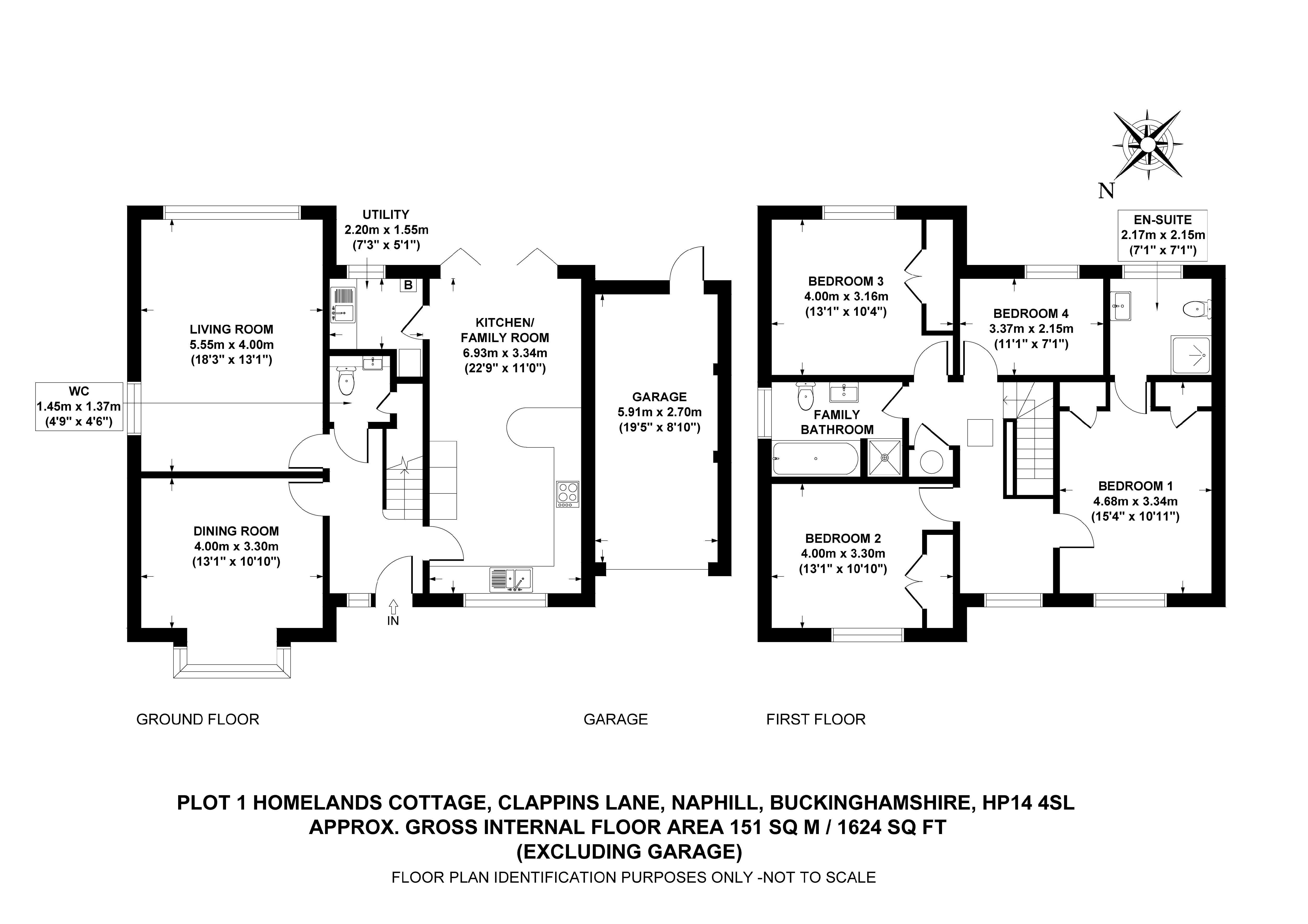 4 Bedrooms Detached house for sale in Clappins Lane, Naphill, High Wycombe HP14