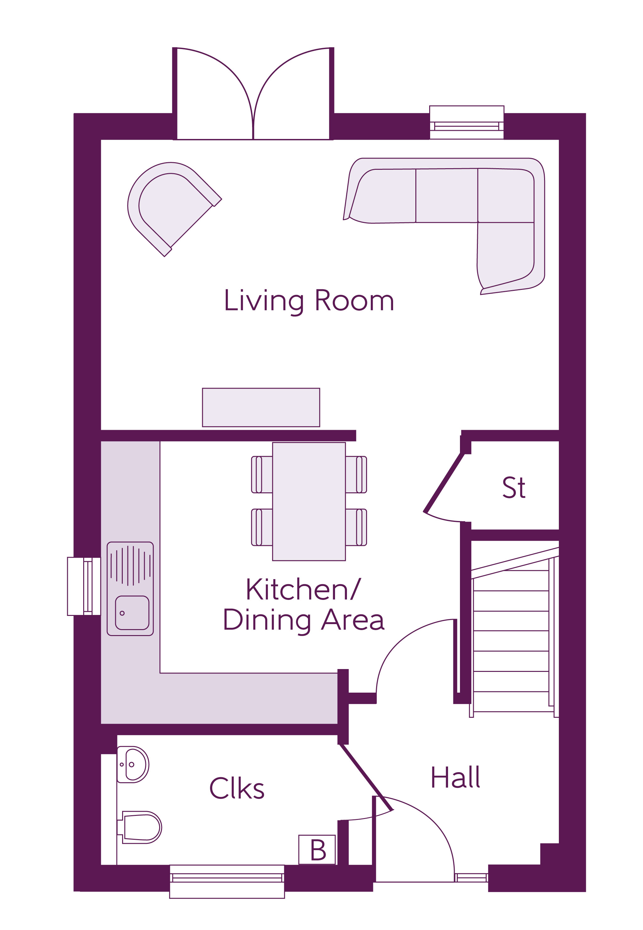 52, Dumfries Drive, Moorfield, Kilmarnock floorplan
