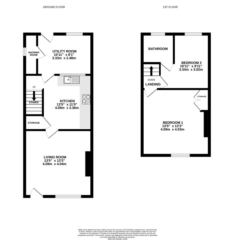 1 Elizabeth Street Goldthorpe, Rotherham floorplan