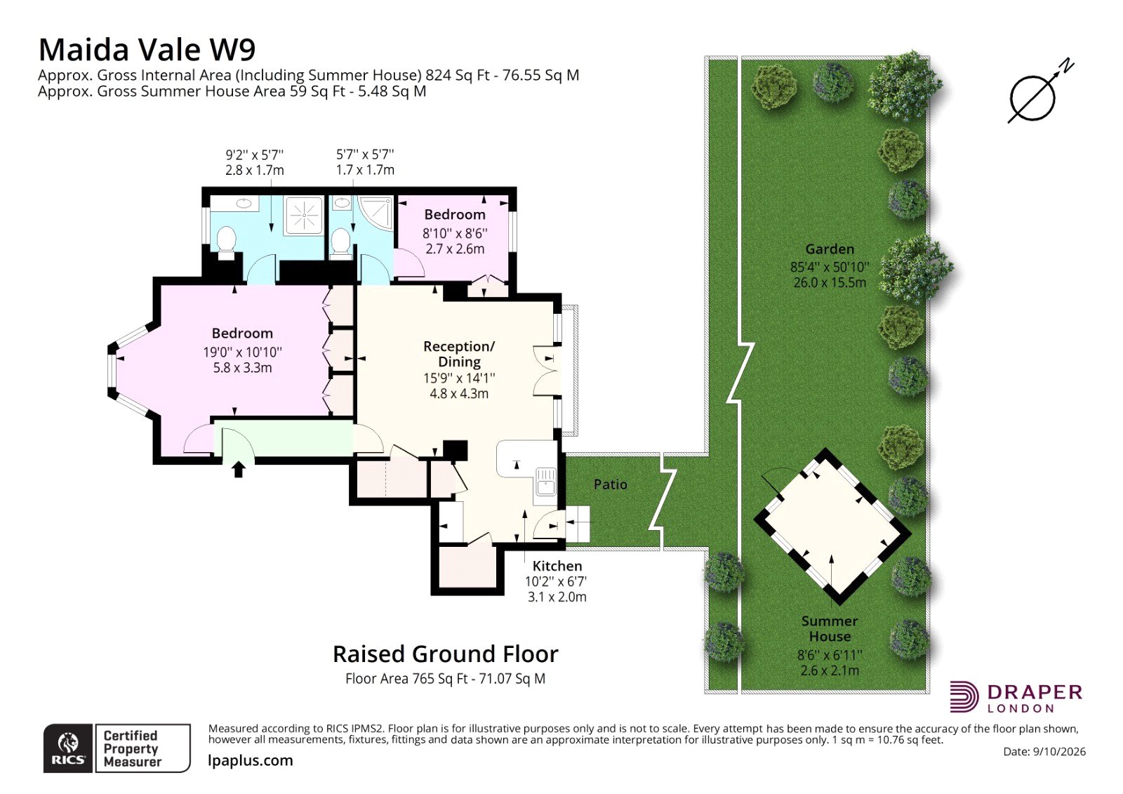 Maida Vale, London floorplan