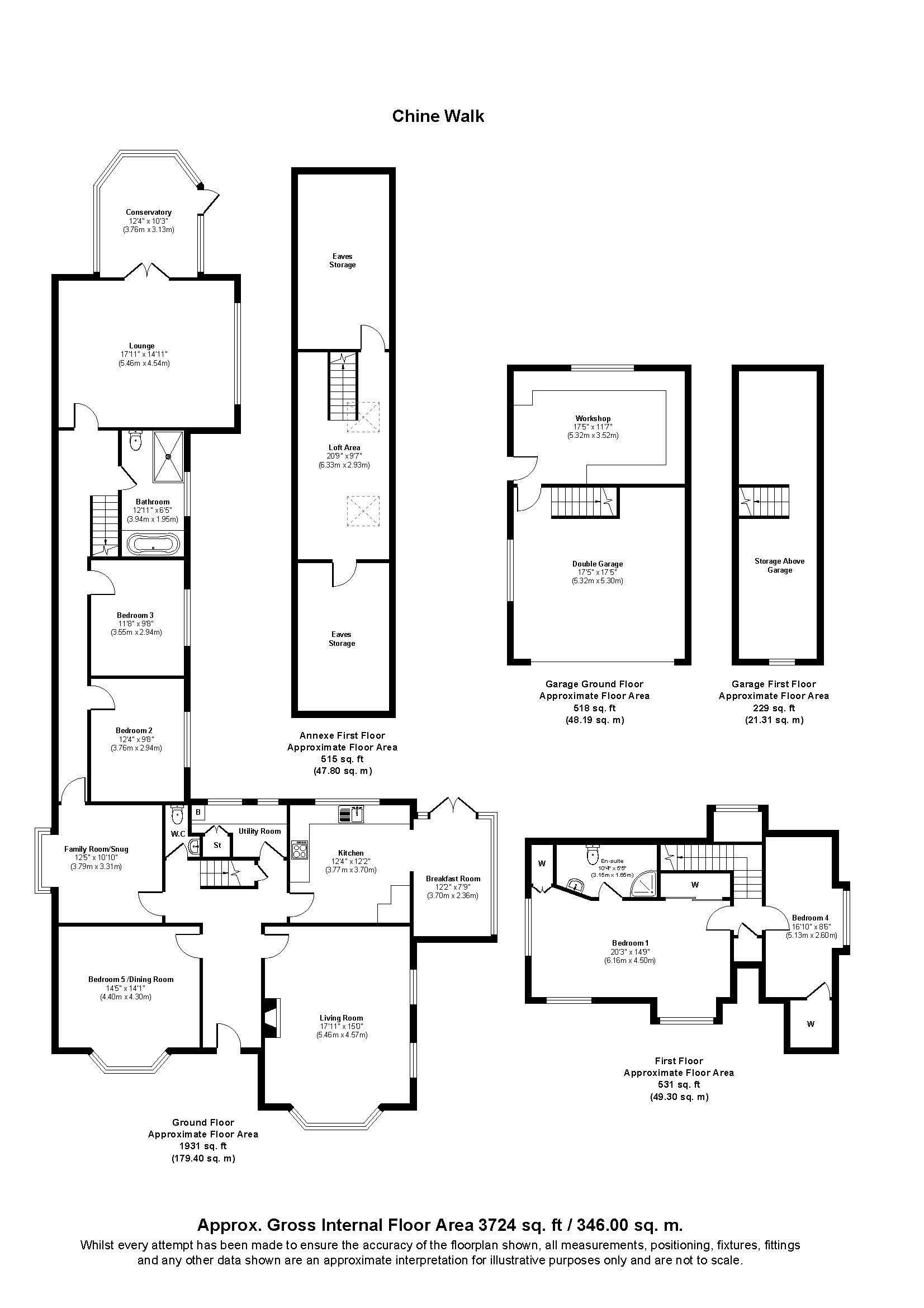 2, Chine Walk, Ferndown floorplan