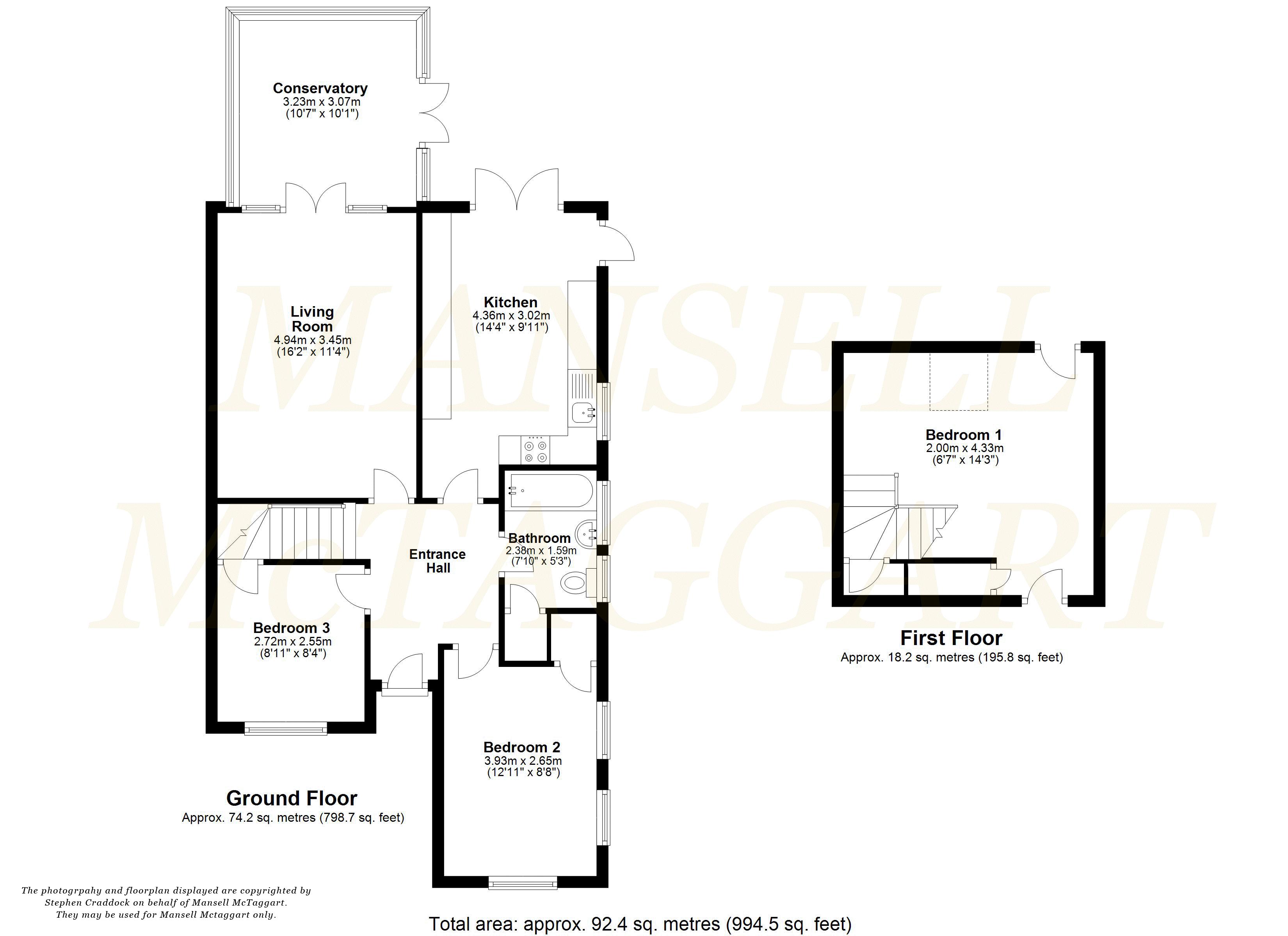 3 Bedrooms Semi-detached bungalow for sale in Albany Road, West Green, Crawley, West Sussex RH11
