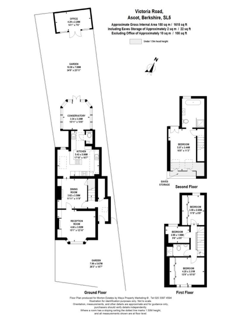 91, Victoria Road, Ascot floorplan