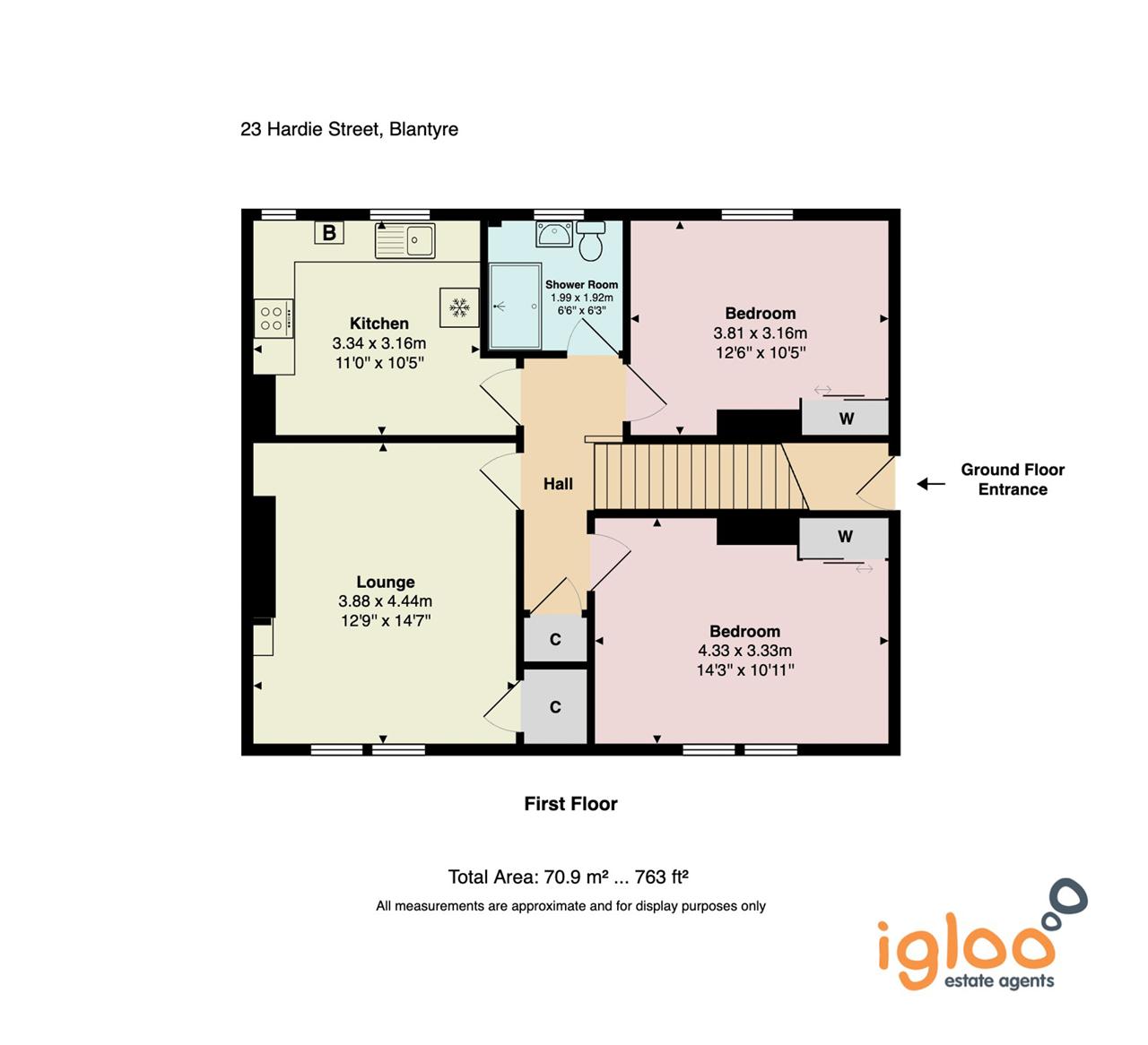 23, Hardie Street, Blantyre floorplan