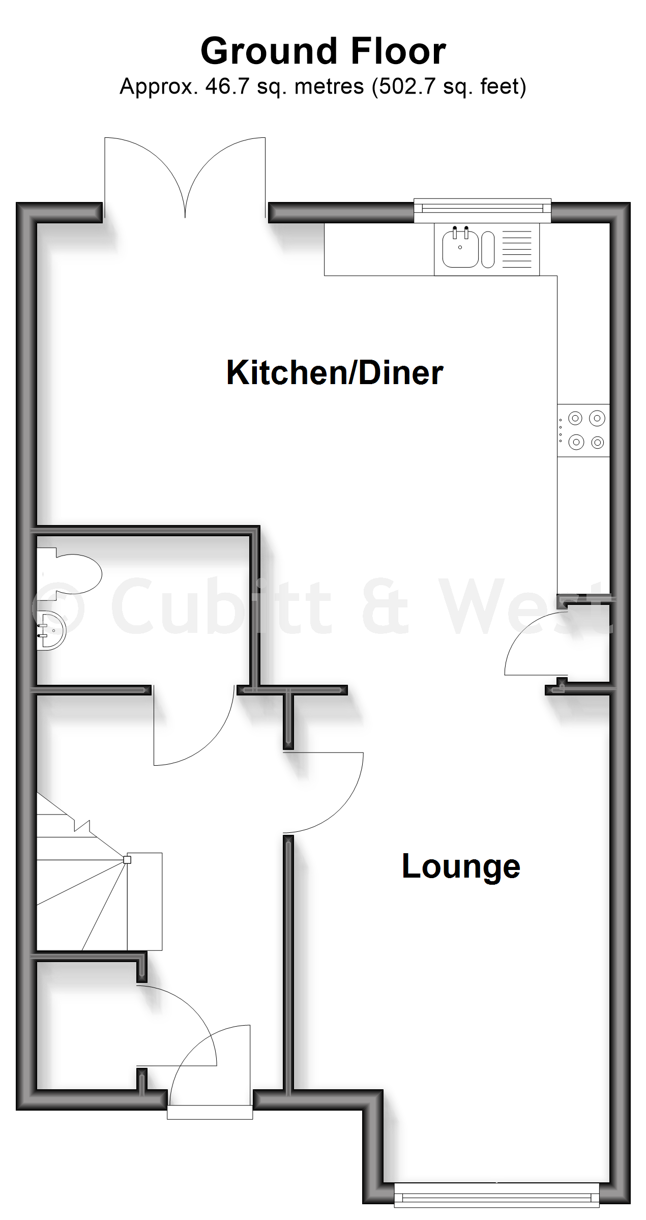 63, North Mead, Chichester floorplan
