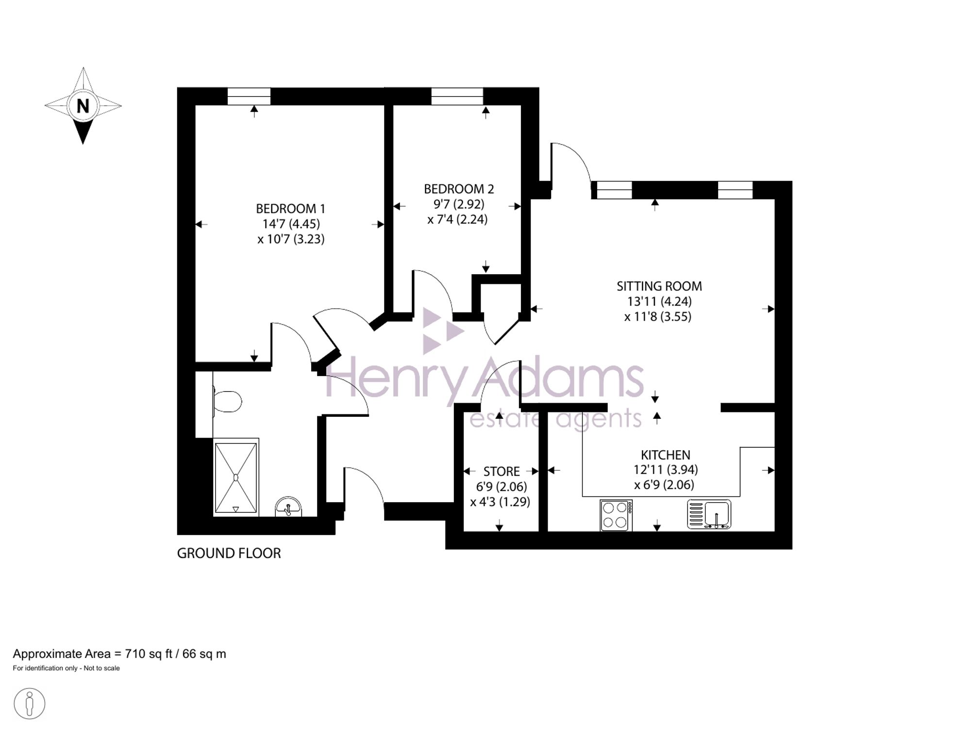 Apt 16, Monaveen, Chichester floorplan