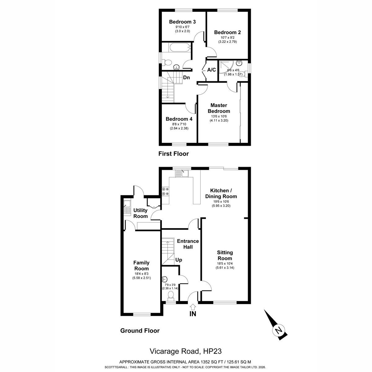6, Vicarage Road, Tring floorplan