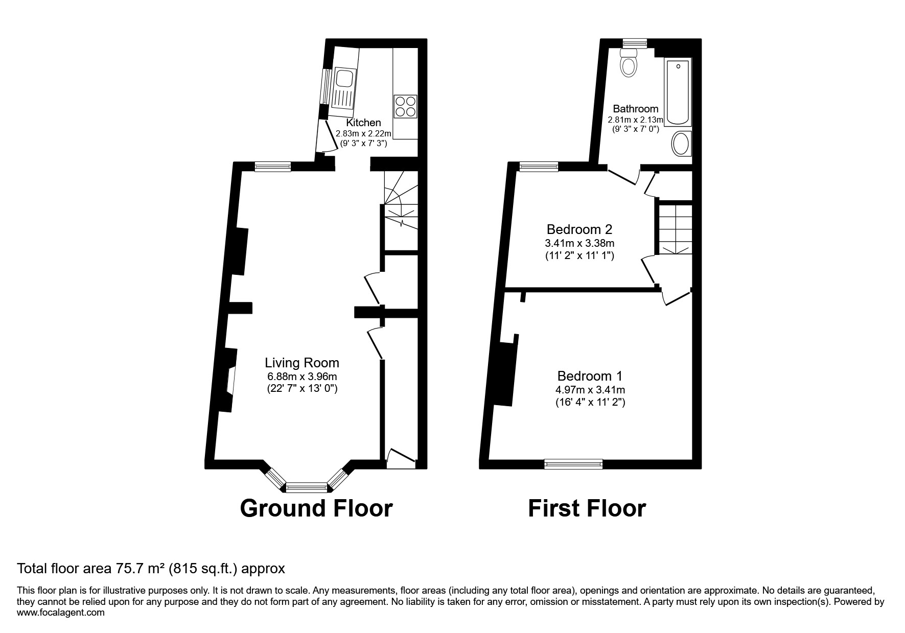 28, Lyndon Road, Belvedere floorplan