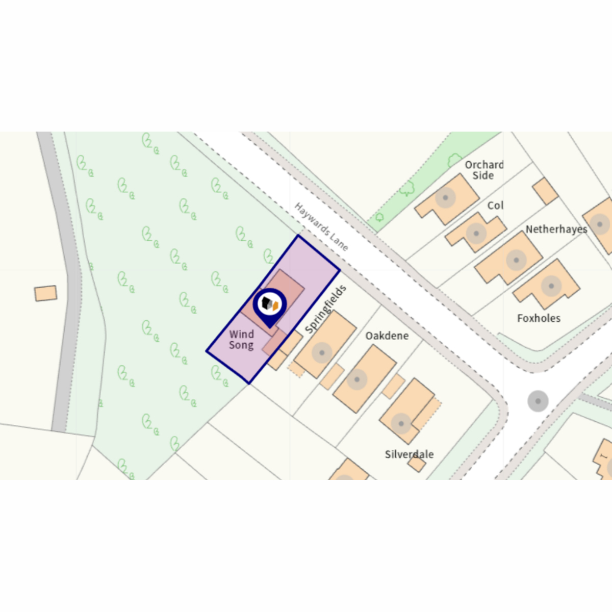 Windsong, Haywards Lane, Wimborne floorplan