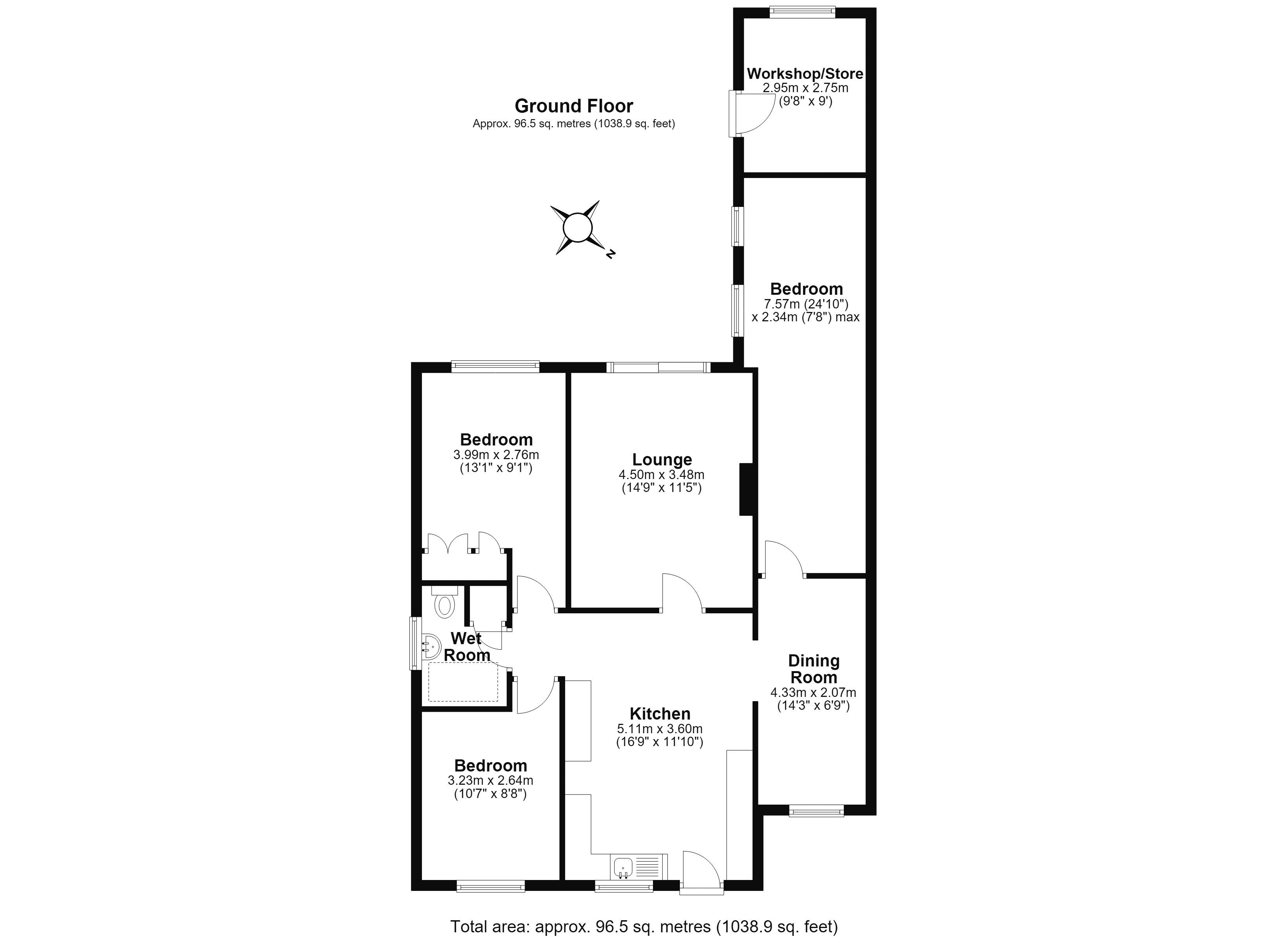 29, Blakeway Close, Broseley floorplan